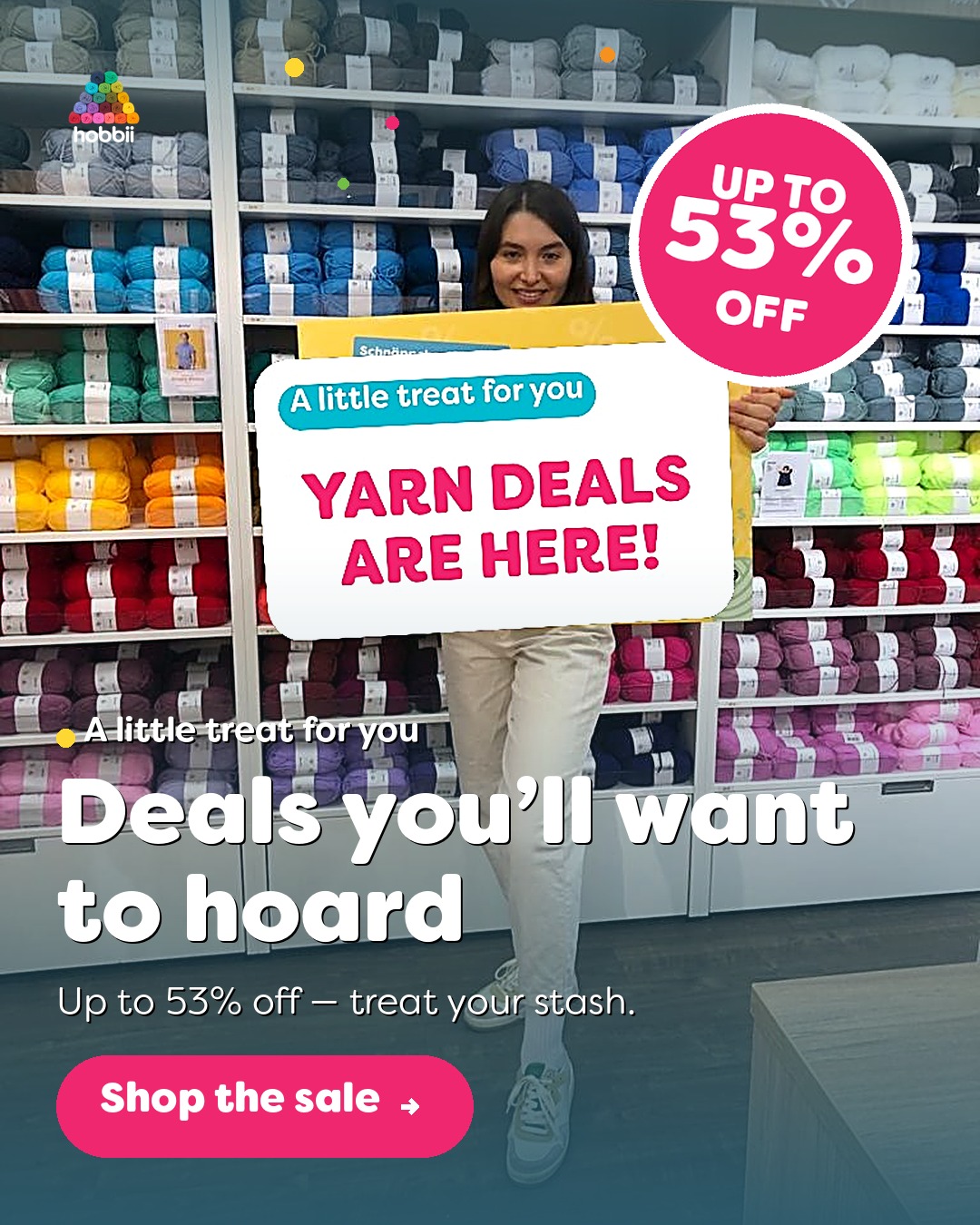 Hobbii Facebook ad from Oct 15, 2026