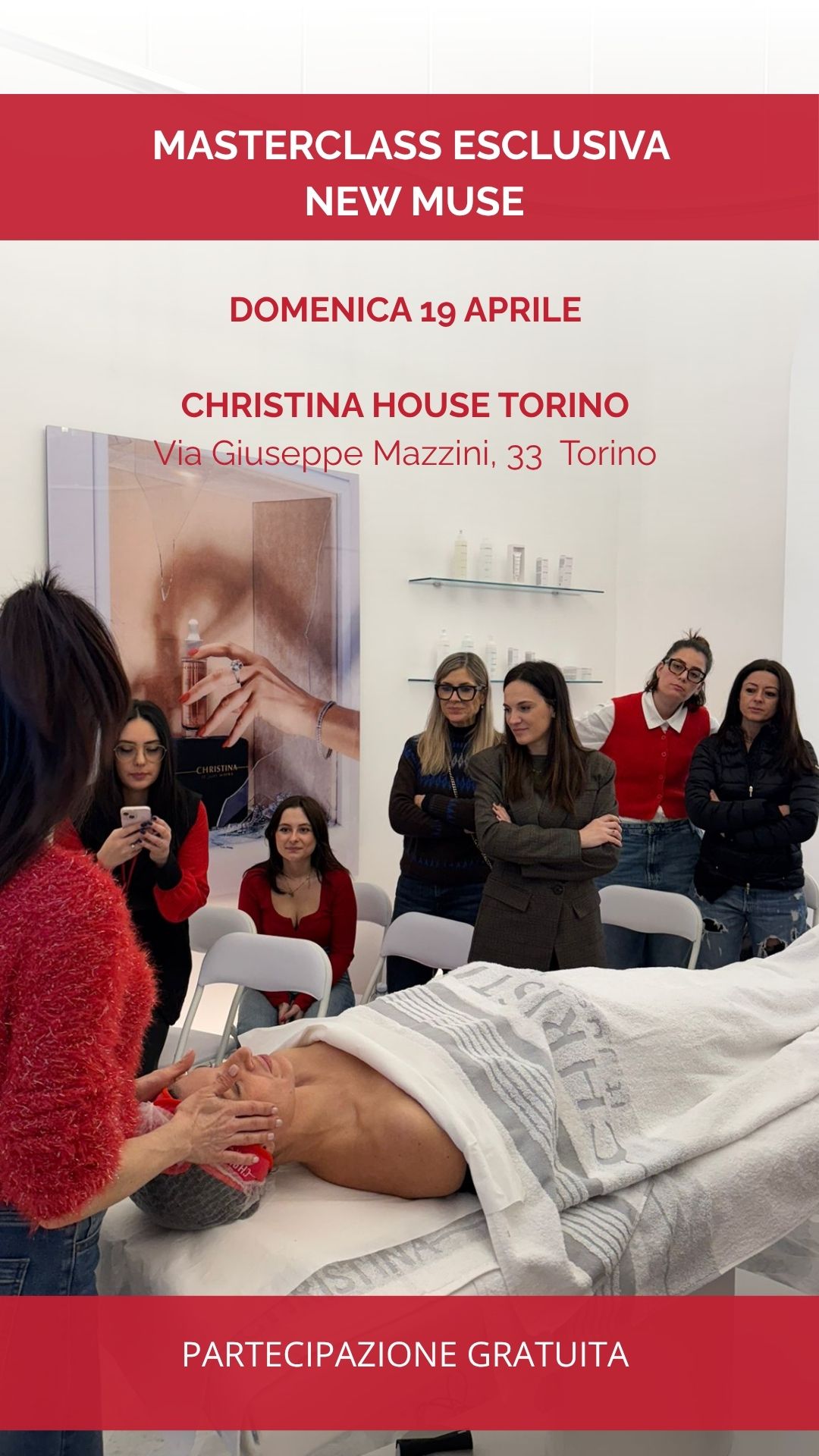 Christina Professional Skincare Italia Facebook ad: Torino | 19 Aprile Christina House Torino MASTERCLASS…