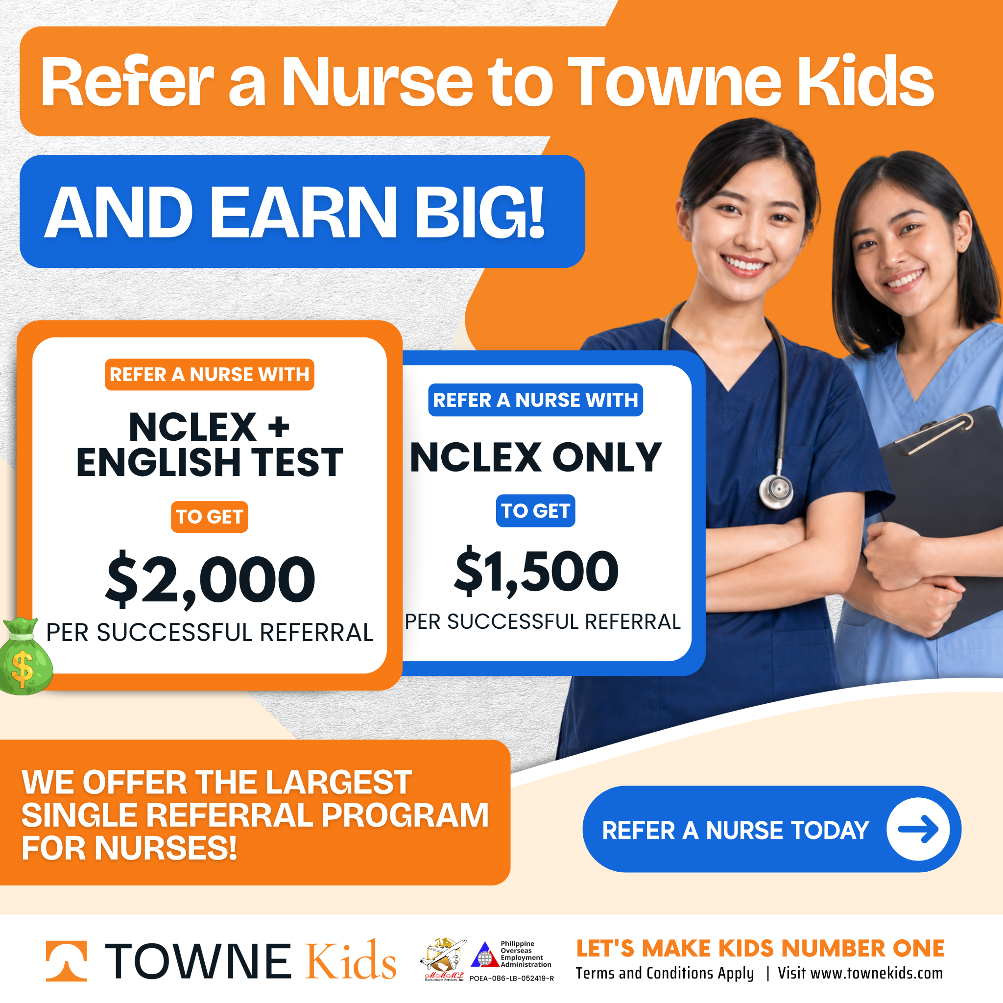 Towne Kids Nurses USA Facebook ad