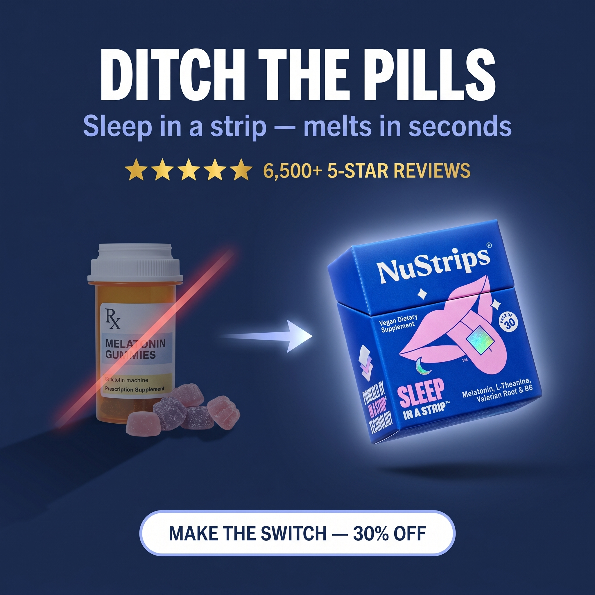 NuStrips Facebook ad