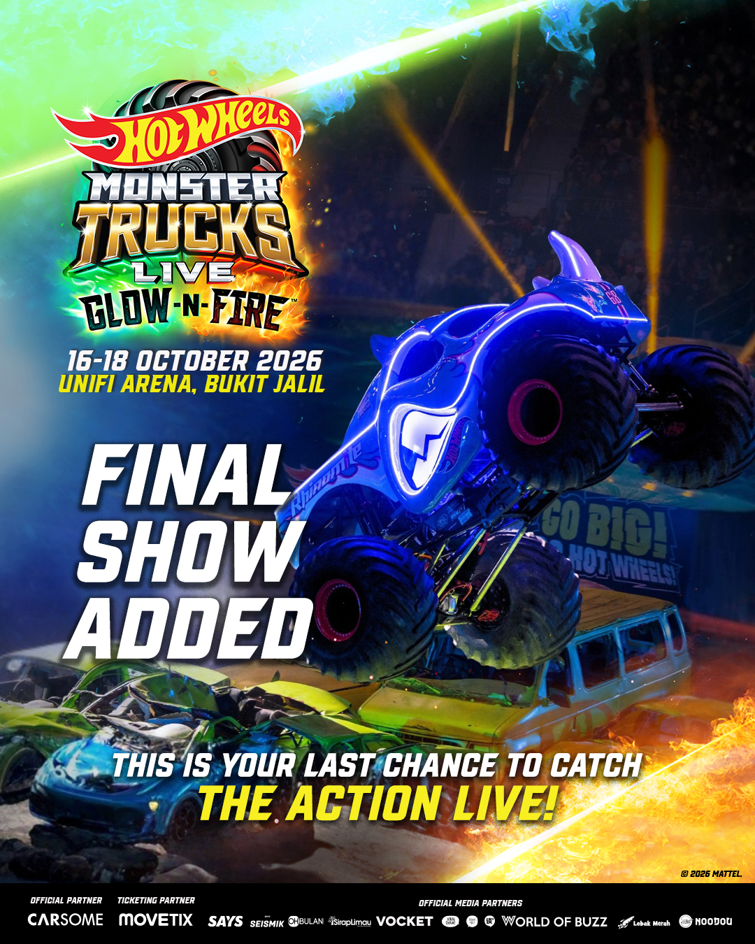 Hot Wheels Facebook ad: FINAL SHOW ADDED!