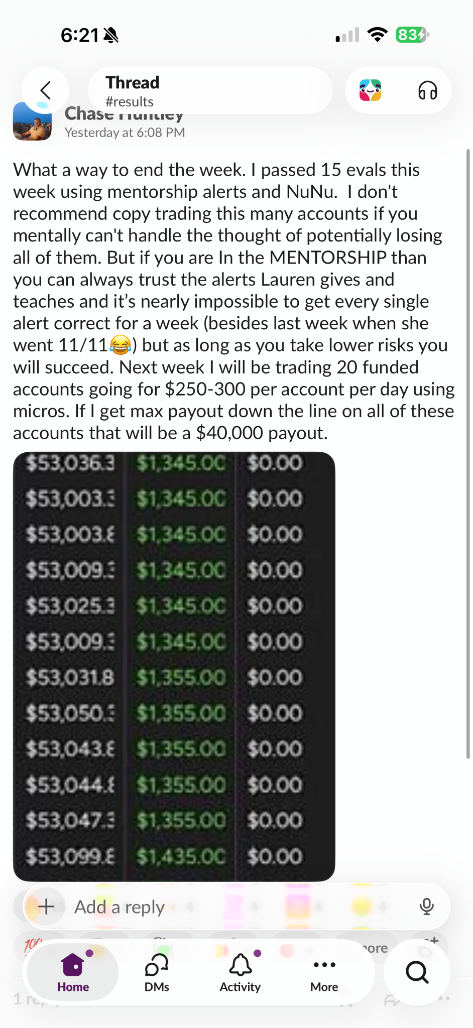 Bold Bot LLC Facebook ad: AUTOMATED FUTURES TRADING BOTS FOR PROP FIRMS
