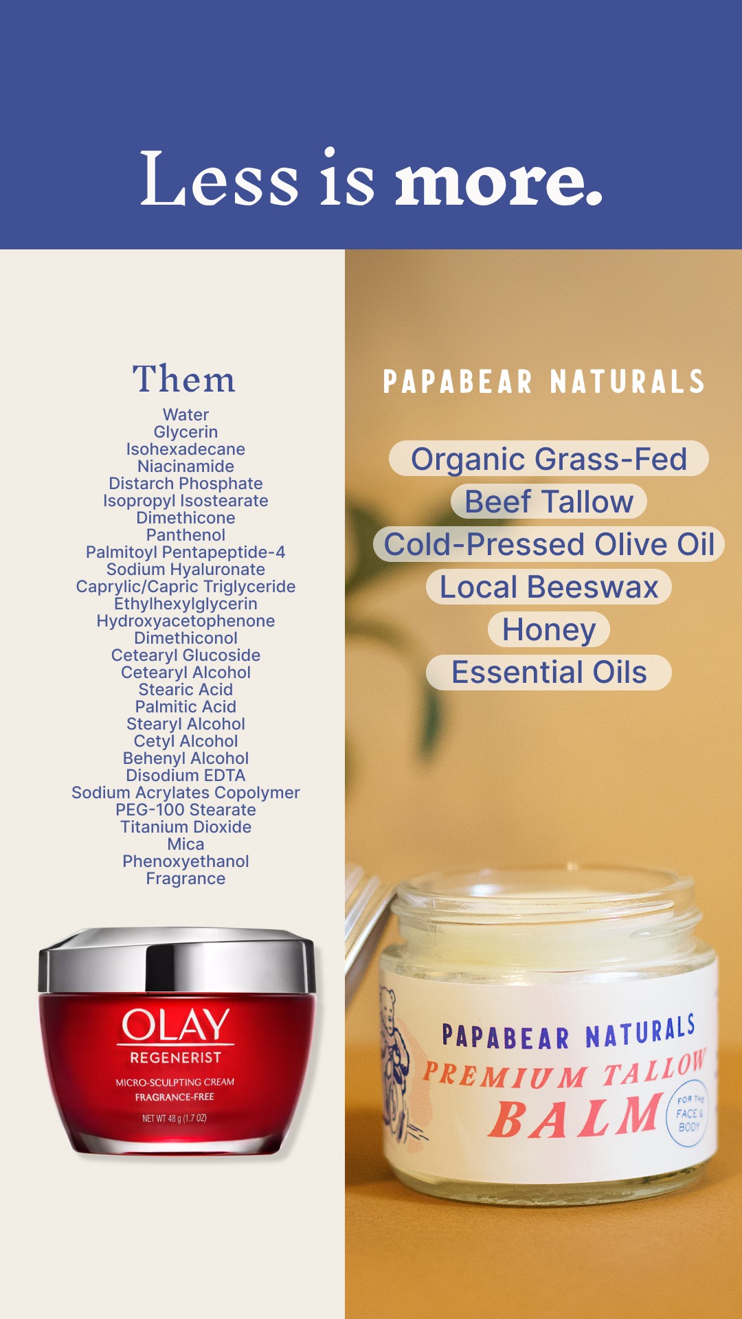 Papabear Naturals Facebook ad