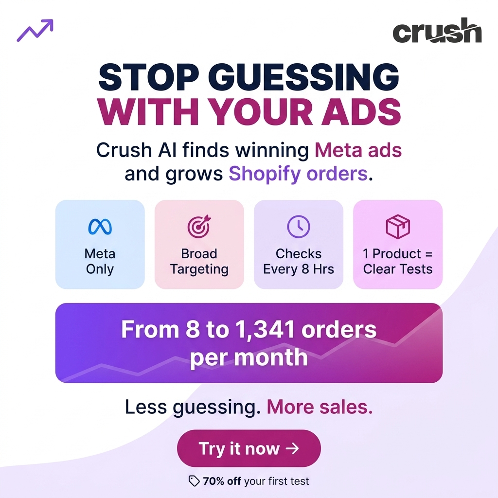 trycrush.ai Facebook ad