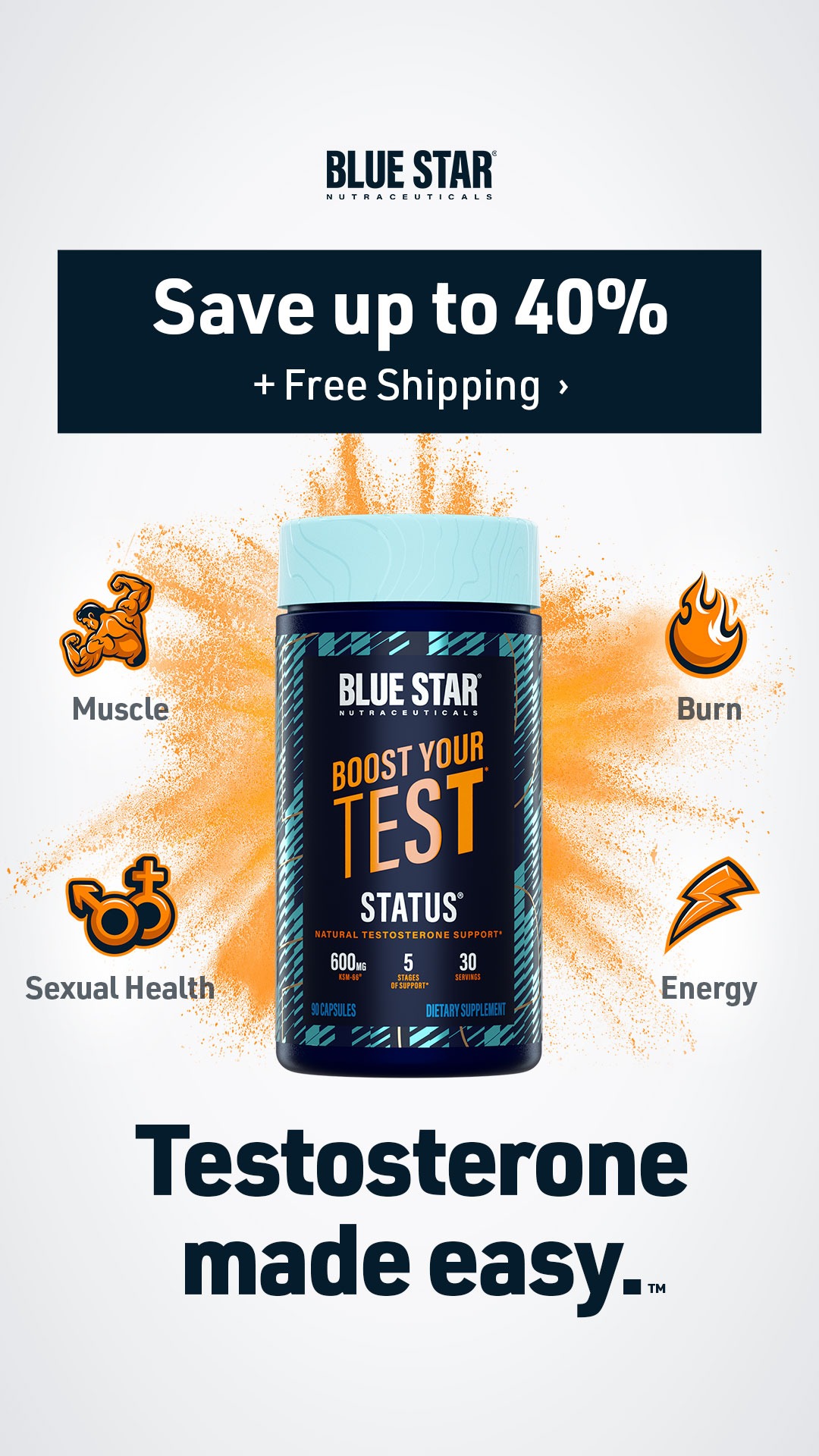 Blue Star Nutraceuticals Facebook ad