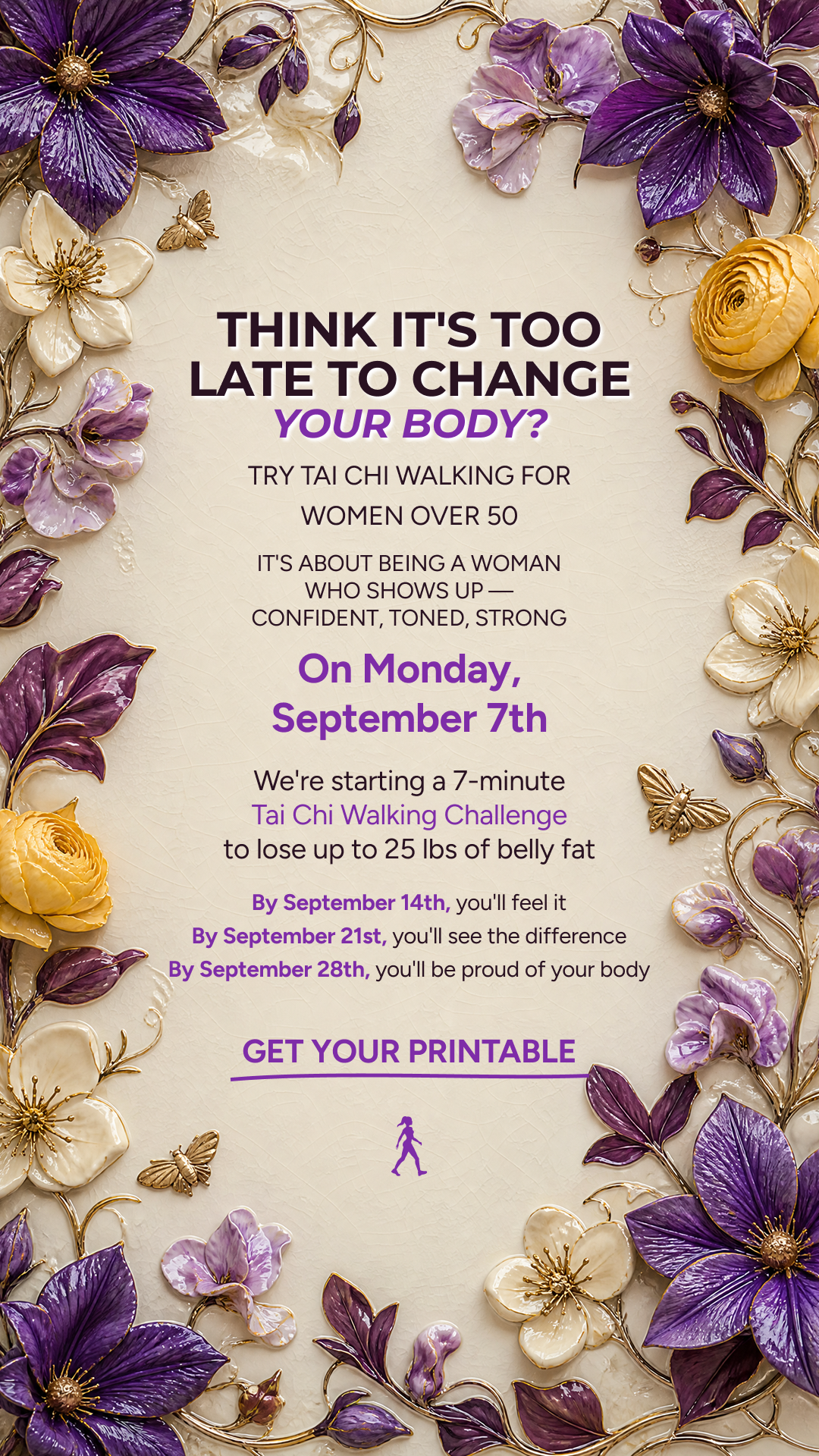 WalkFit Daily Walking Plan Facebook ad
