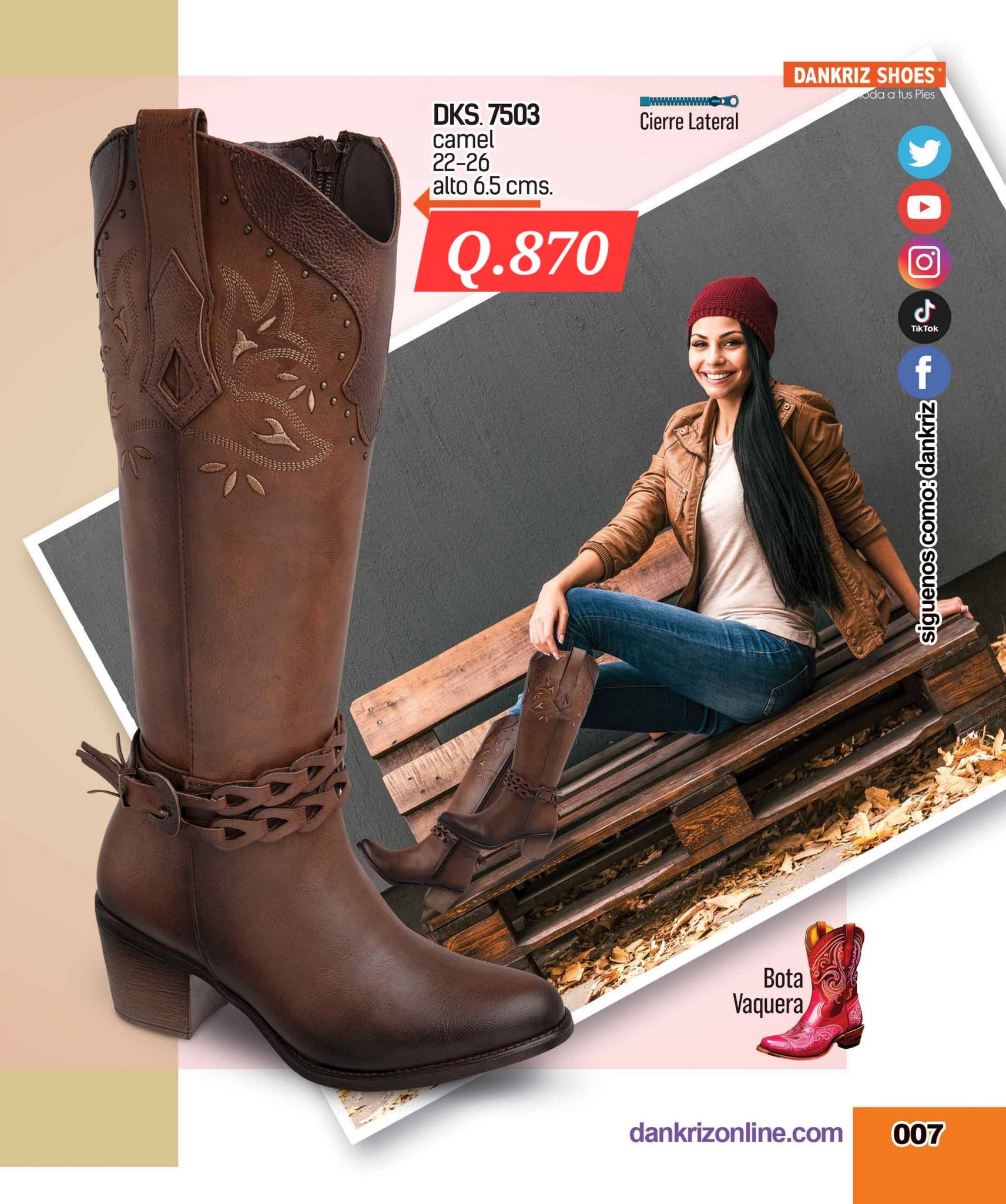 Impo CLZ Facebook ad: BOTAS PARA DAMA 5982 0505