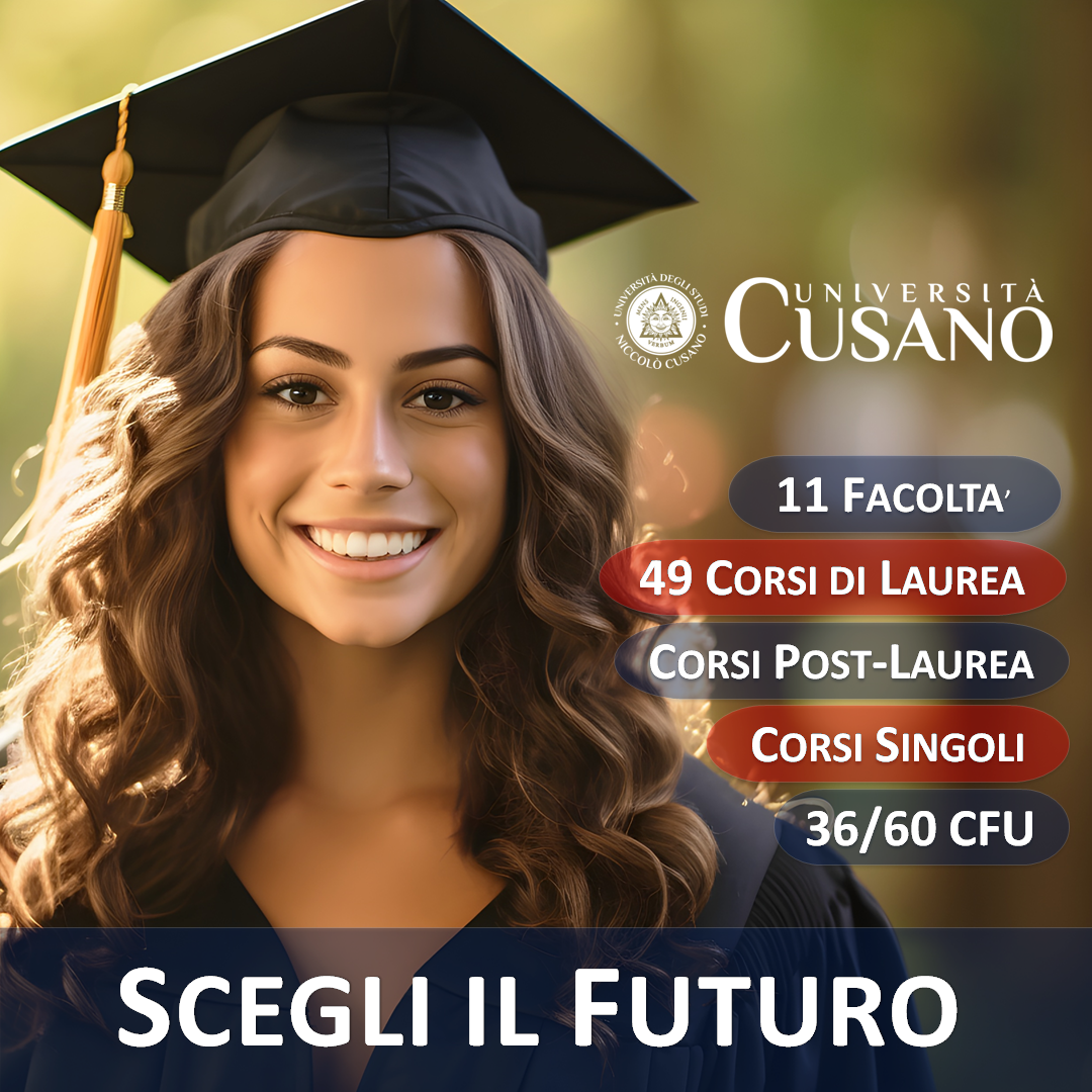 UniCusano Napoli / Università Telematica Niccolò Cusano della Campania Facebook ad: STUDIA DOVE E QUANDO VUOI