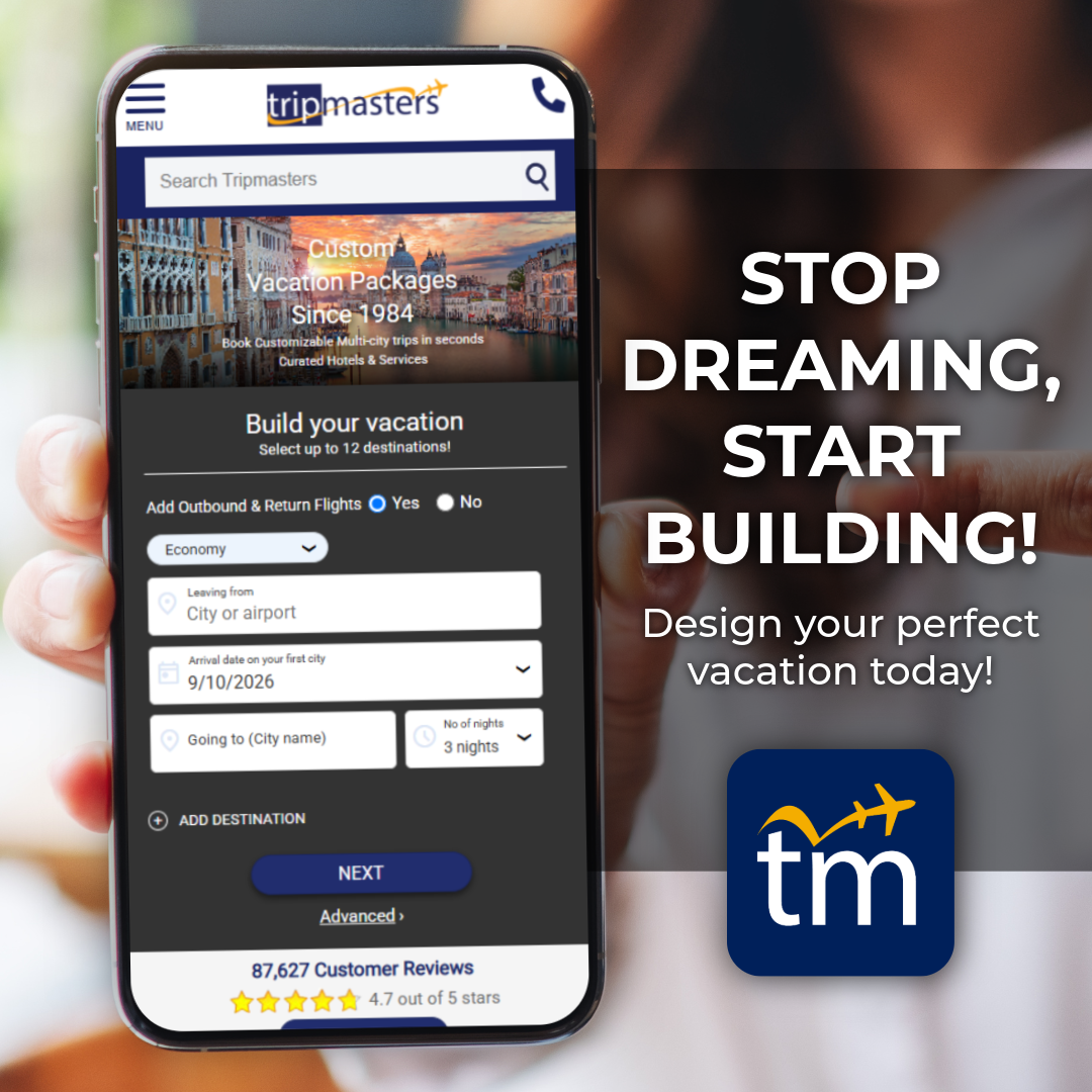 Tripmasters Facebook ad