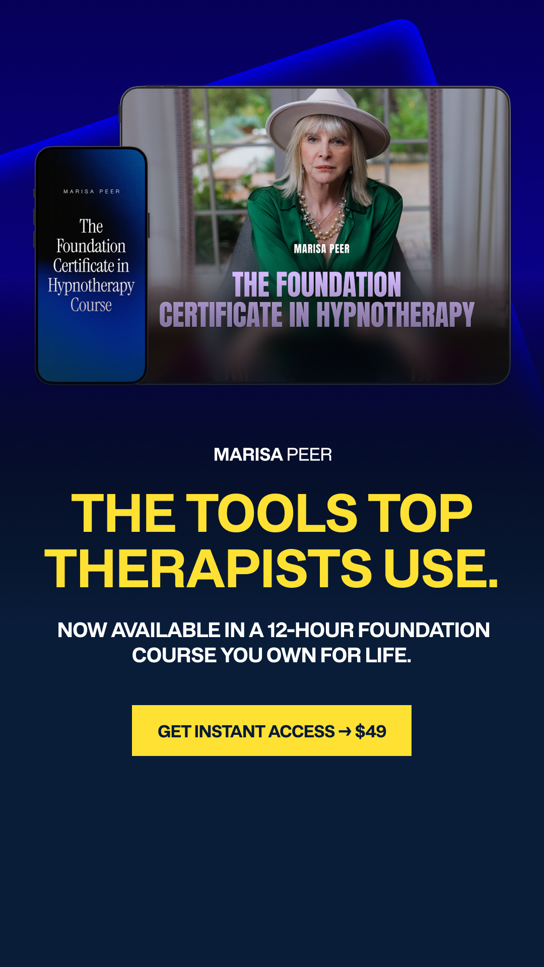 Marisa Peer Facebook ad