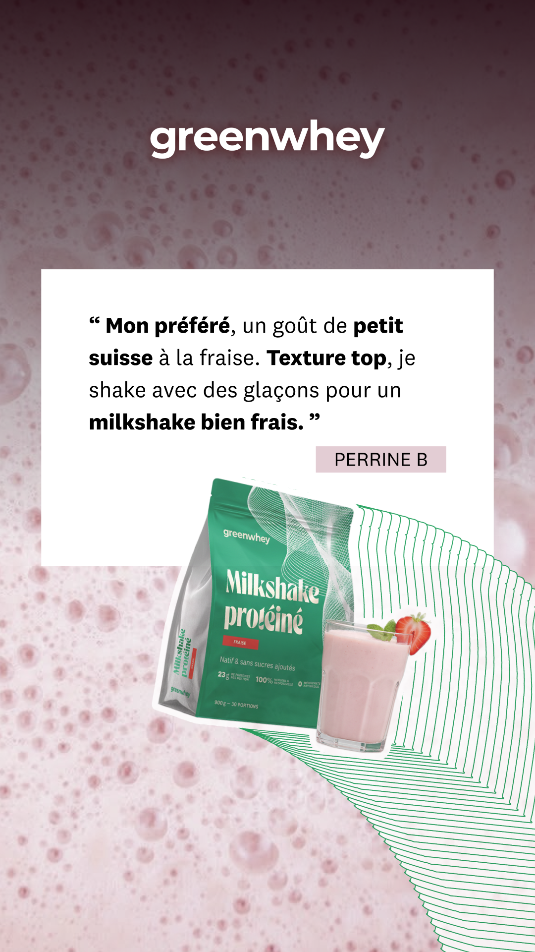 greenwhey Facebook ad