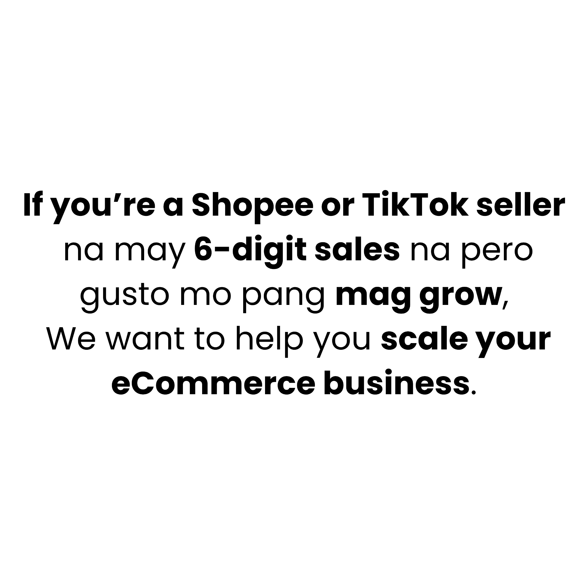 ECOM Accelerator Facebook ad