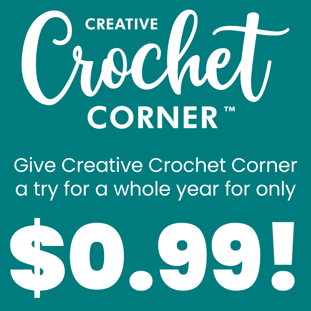 Creative Crochet Corner Facebook ad