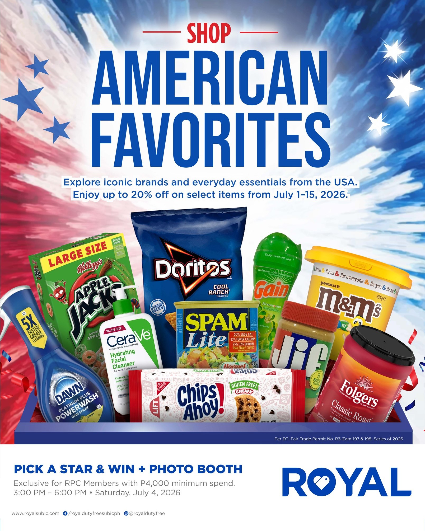 Royal Duty Free Shops Facebook ad: There's more to explore this July at Royal!