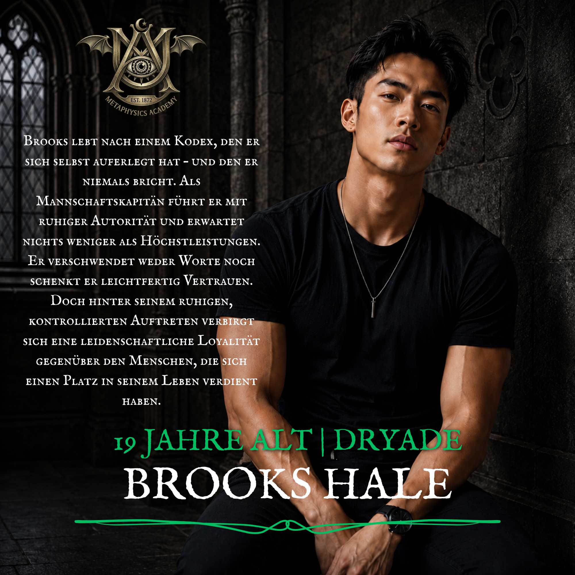 Reverse Harem Reads Facebook ad: Drei Männer. Eine magische Academy. Warum sollte sie sich…