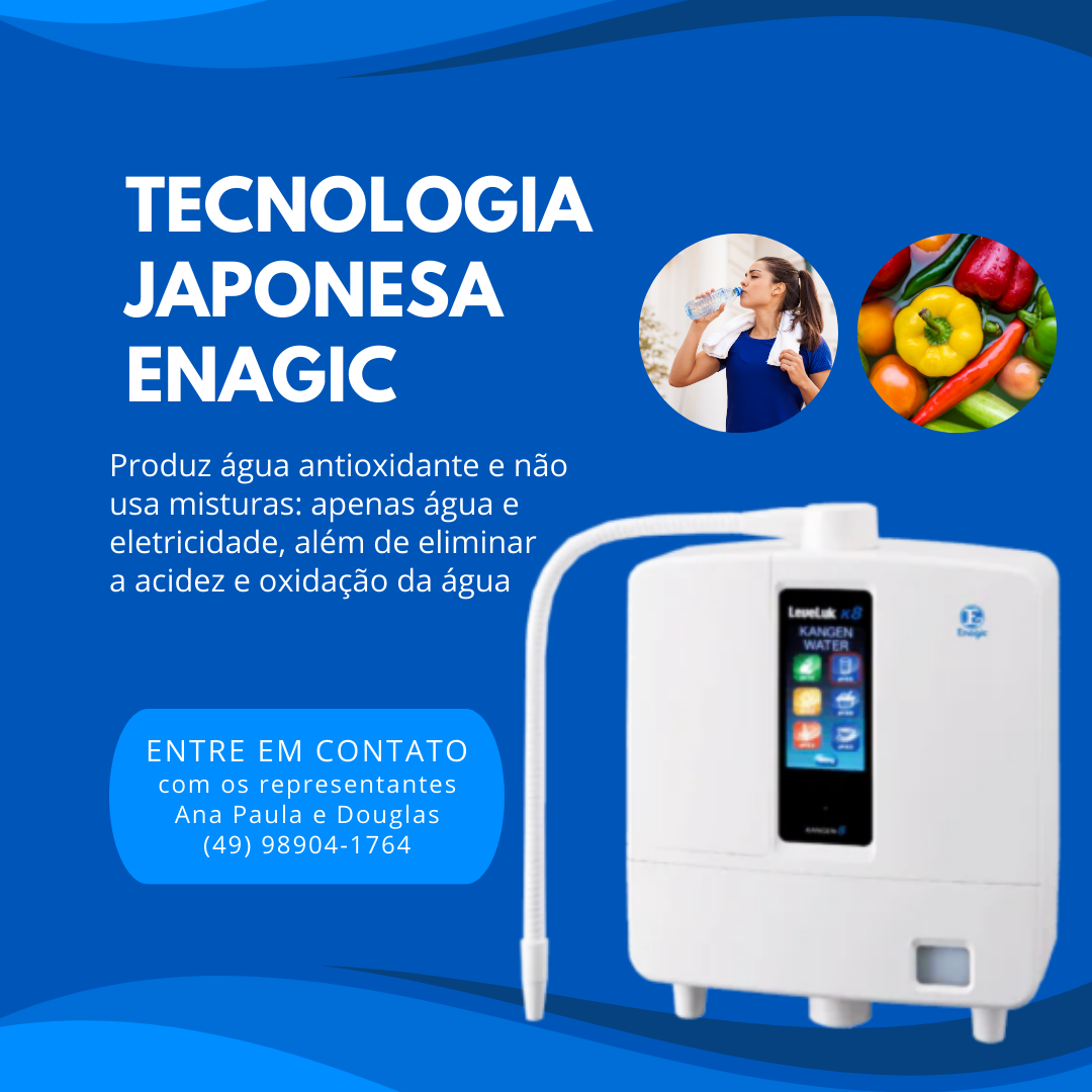 Água Kangen Brasil Facebook ad: Rica em antioxidantes e minerais alcalinos!