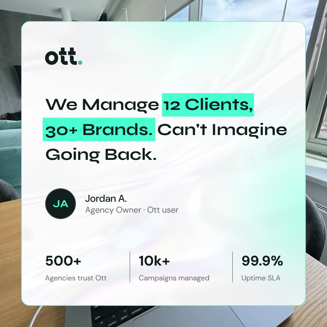 Ott.so Facebook ad: PPC Analytics Platform