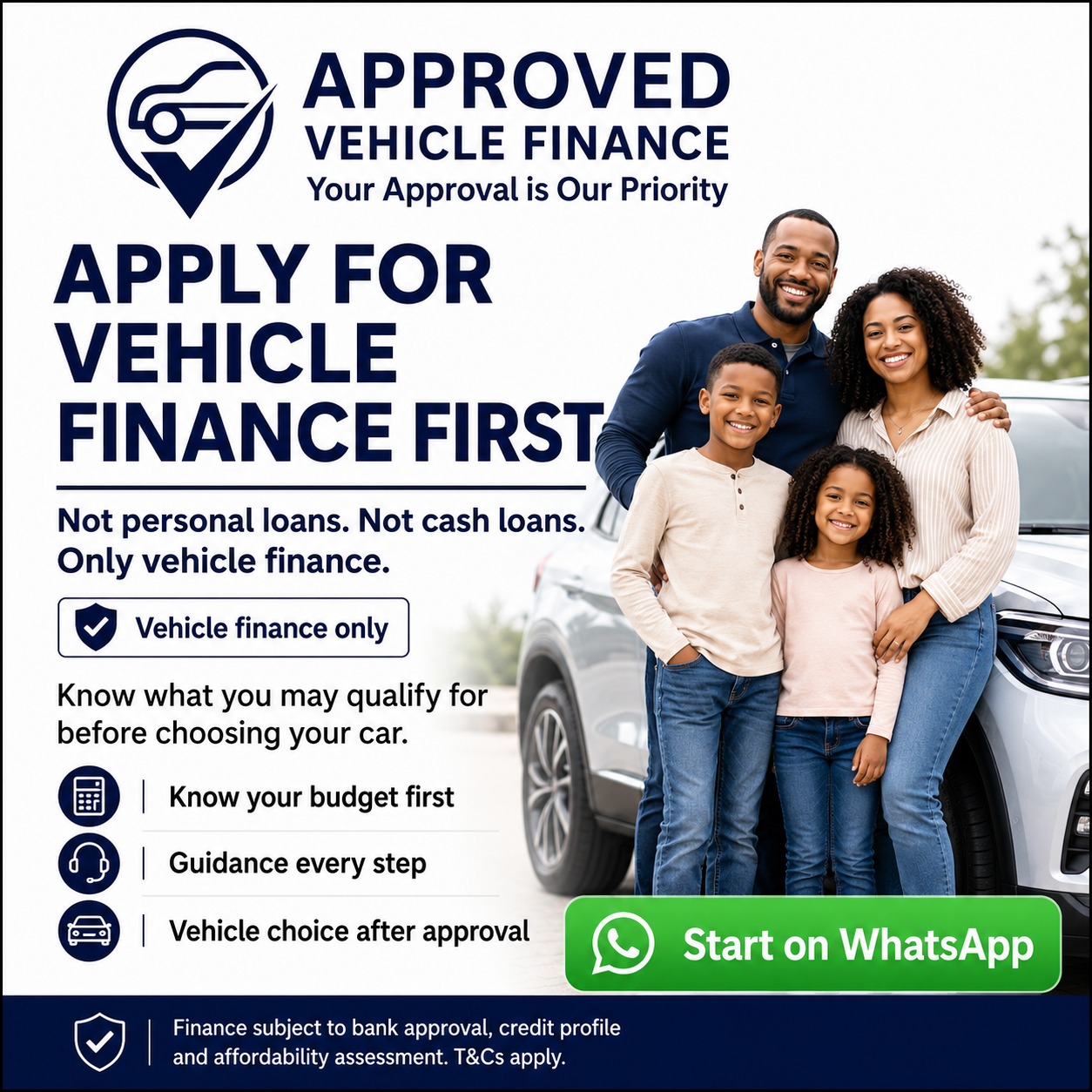 Approved - Vehicle finance Facebook ad from Jun 17, 2026