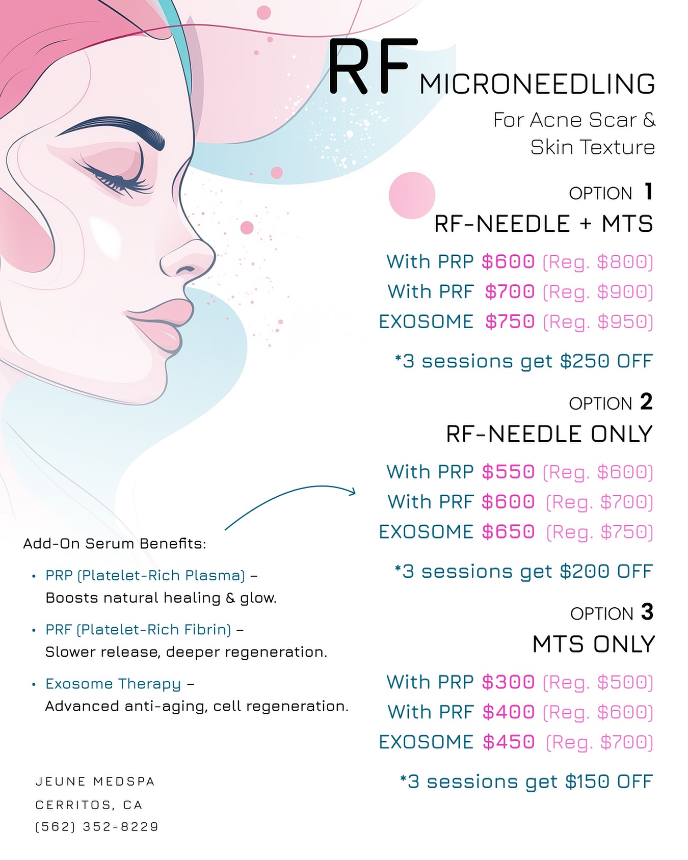 jeunemedspacerritos Facebook ad: RF Microneedling