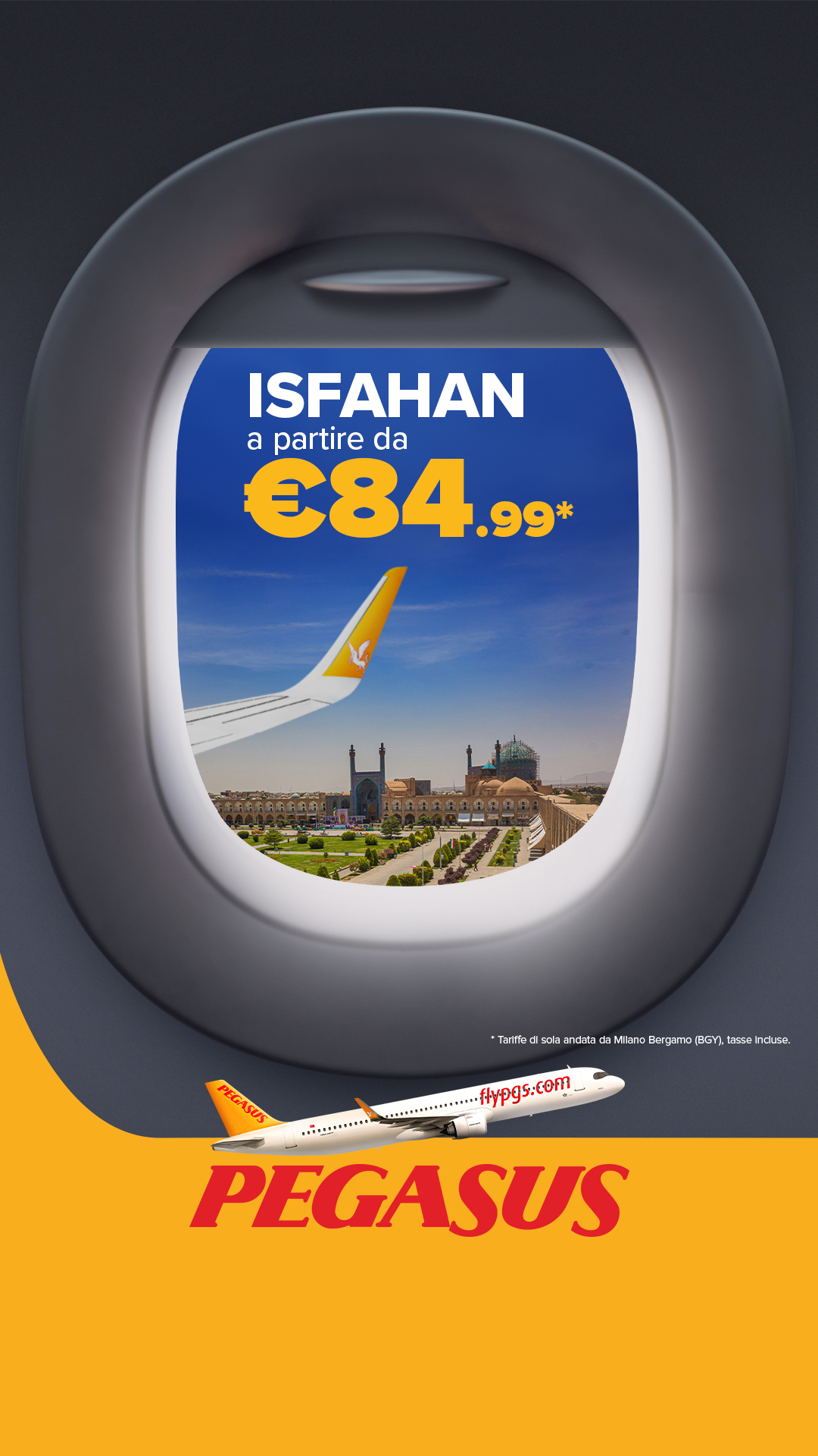 Pegasus Airlines Facebook ad