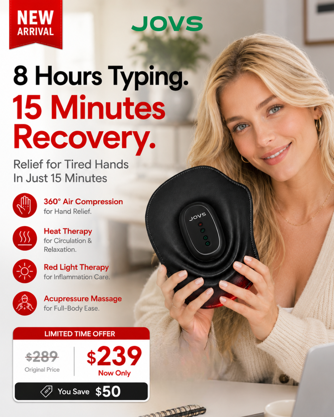 JOVS Facebook ad