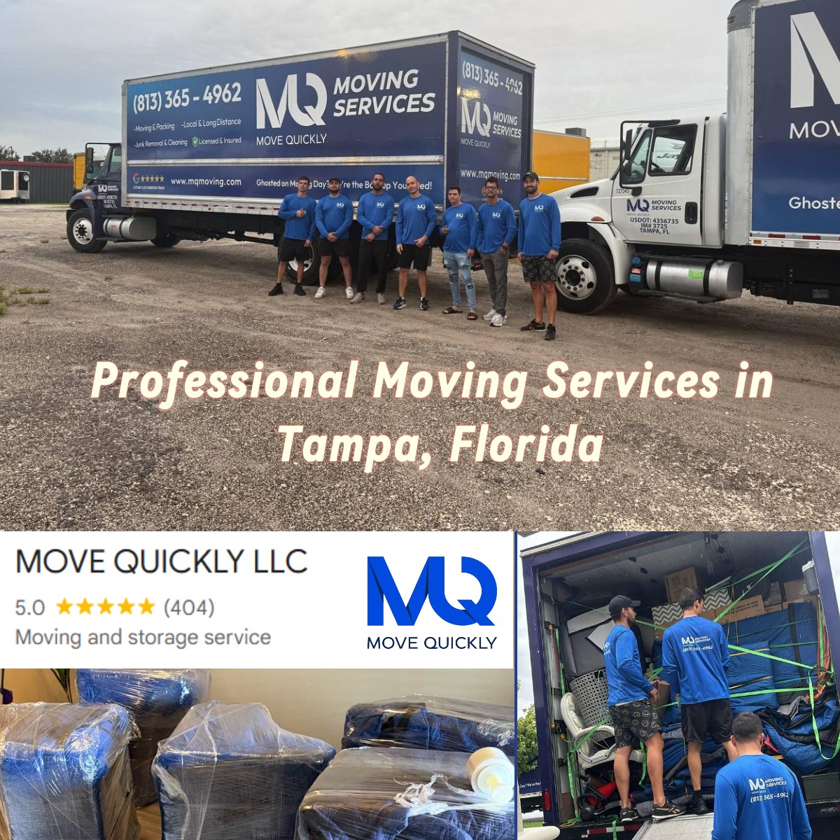 Move Quickly LLC Facebook ad from Sep 1, 2025