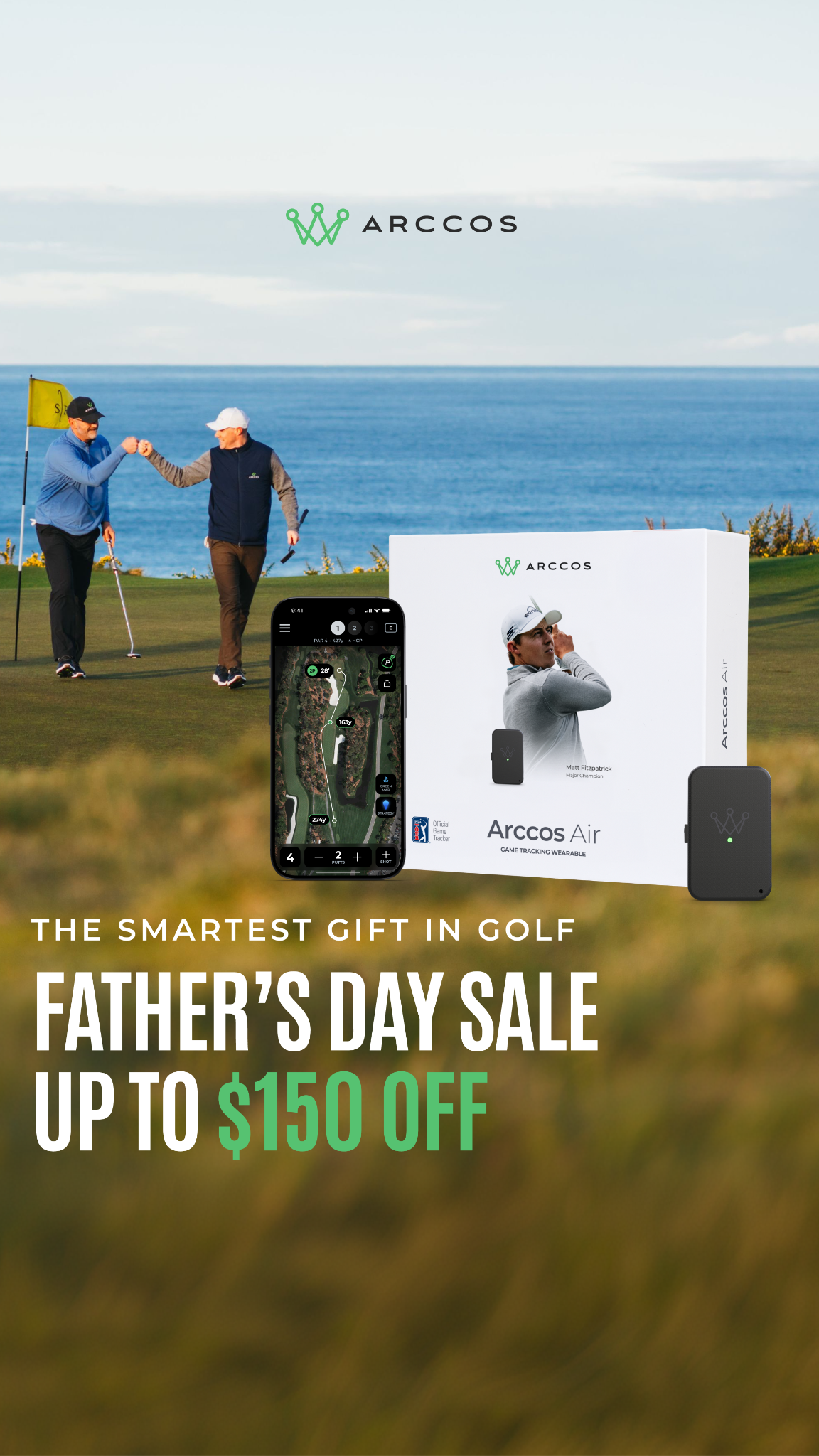 Arccos Golf Facebook ad