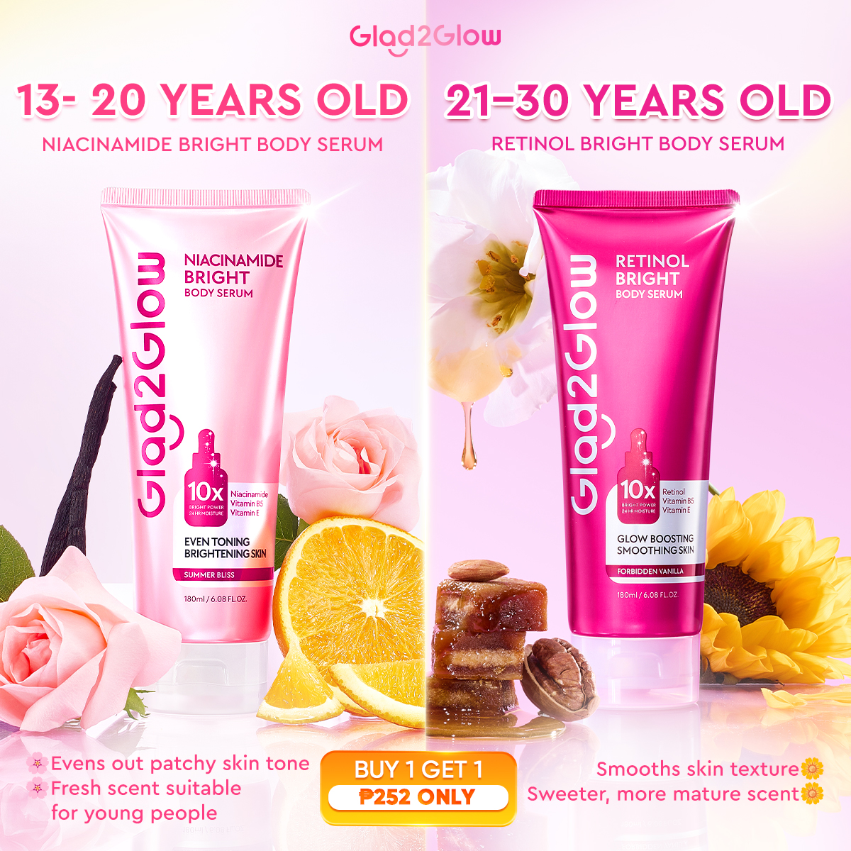 Glad2Glow'Philippines Facebook ad
