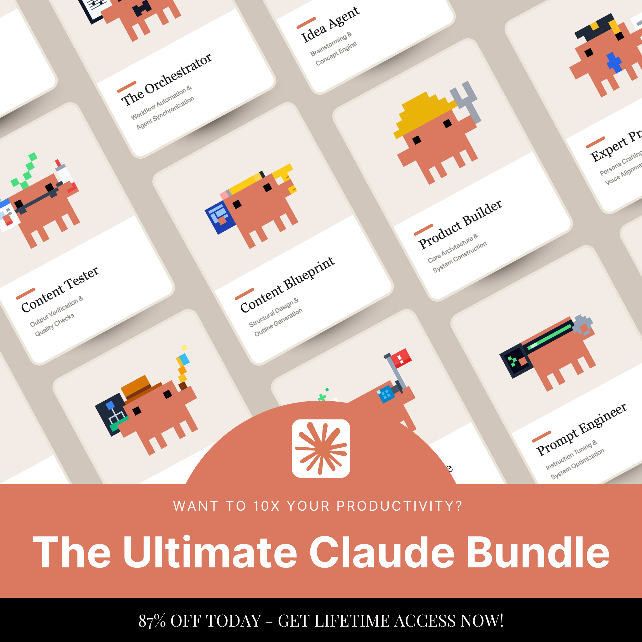 Alex Soltan Facebook ad: 10+ Claude Skills & Agents