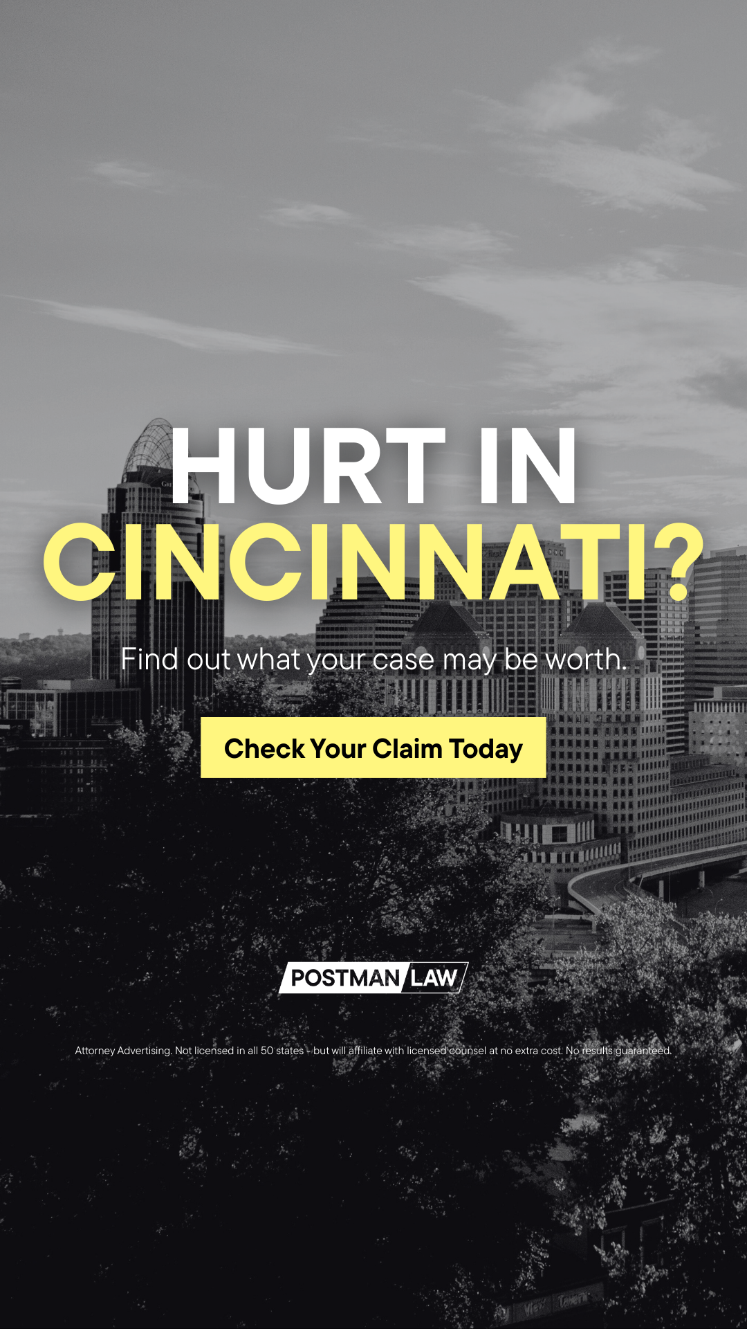 Postman Law Facebook ad