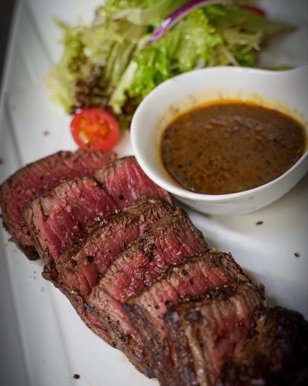 The Den Facebook ad: Come for the steak. Stay for everything else.