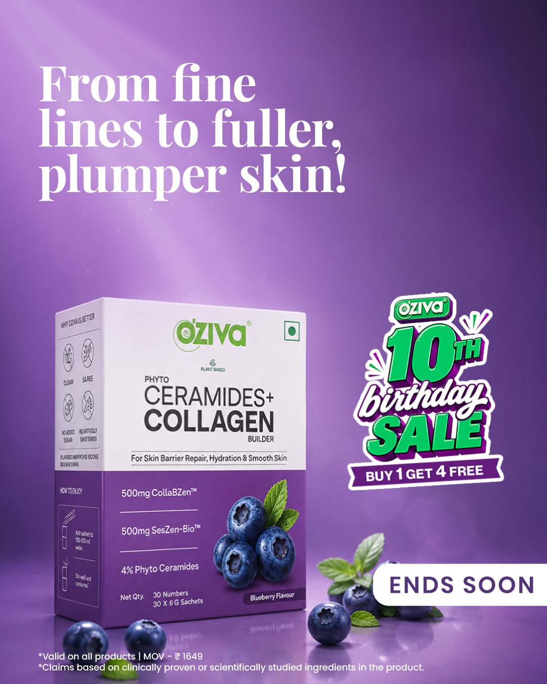 OZiva Facebook ad