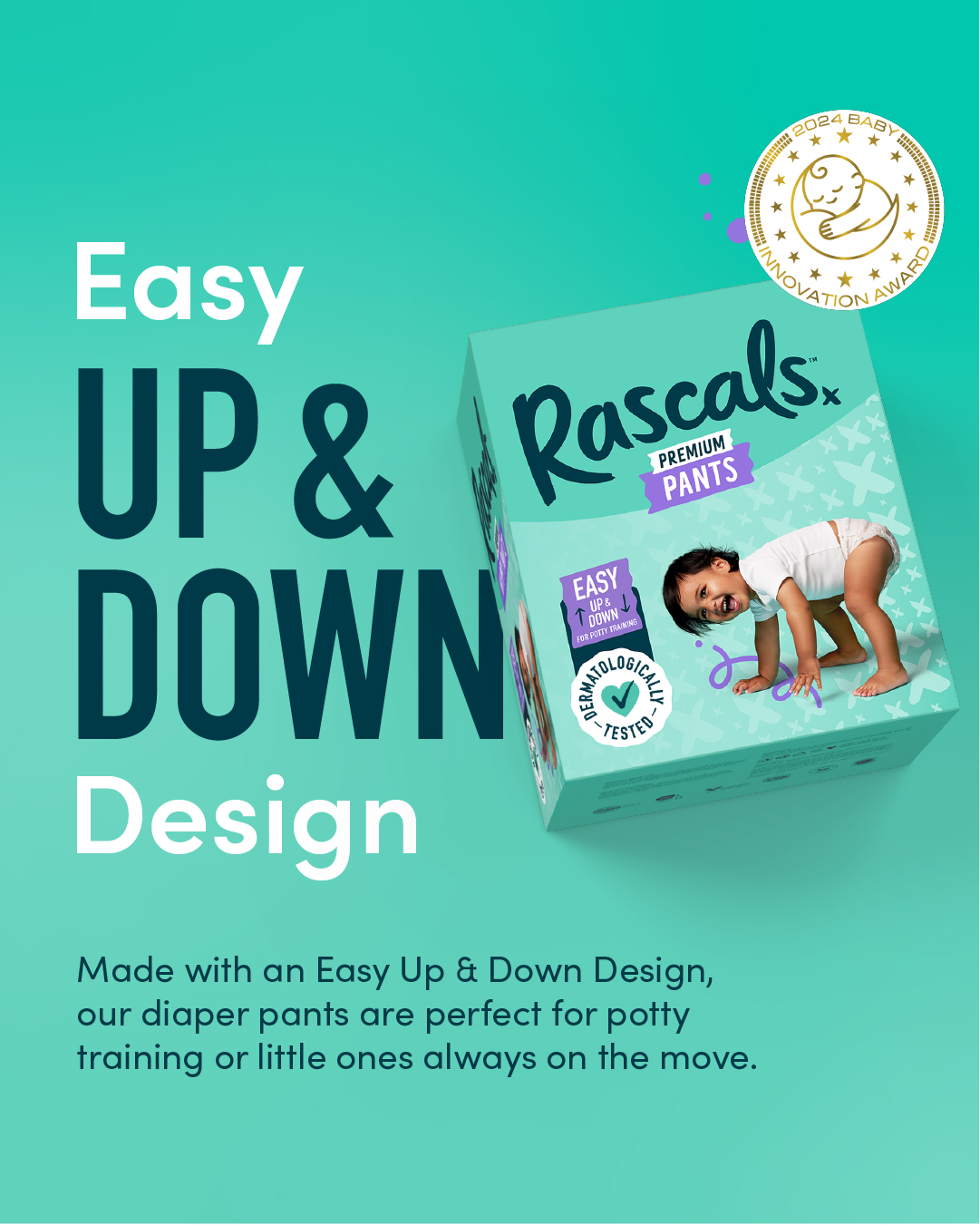 Rascals Facebook ad: Perfect for Potty Training