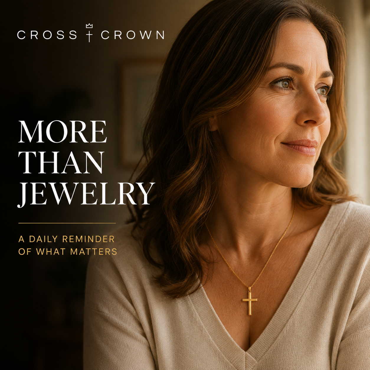 Shop Cross Crown Facebook ad: Buy It Once, Wear It Forever