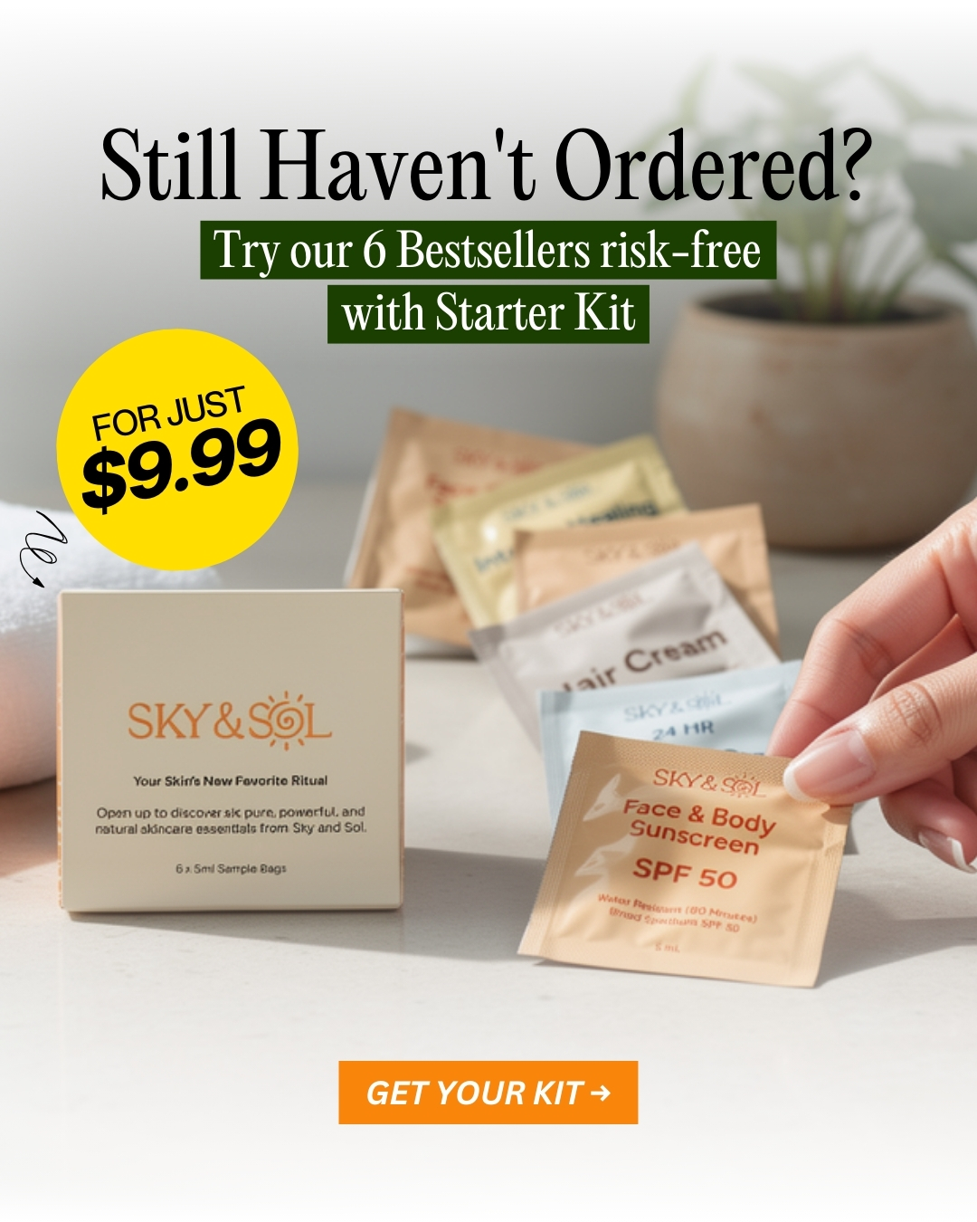 Sky&sol Facebook ad