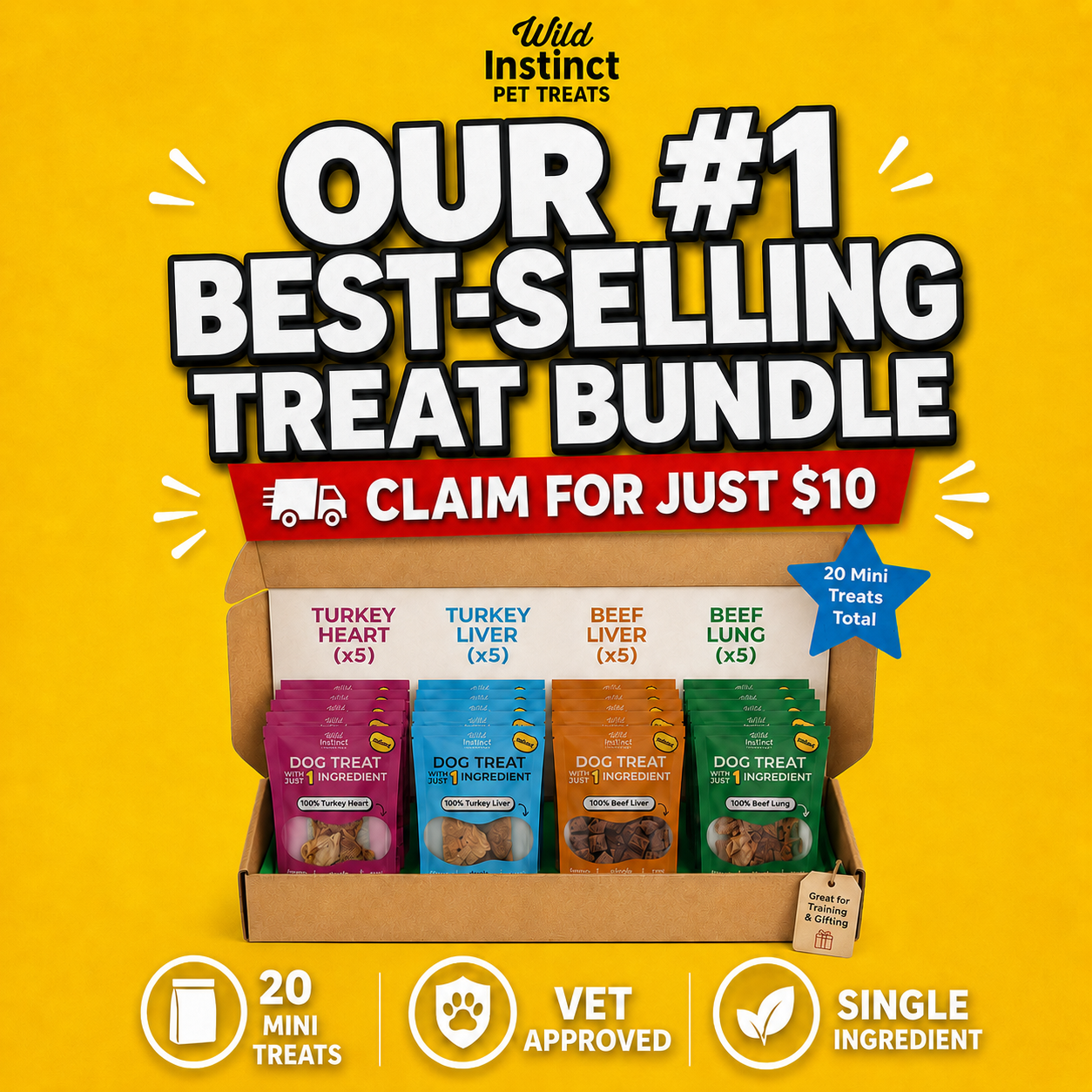 Try Wild Instinct Pet Facebook ad
