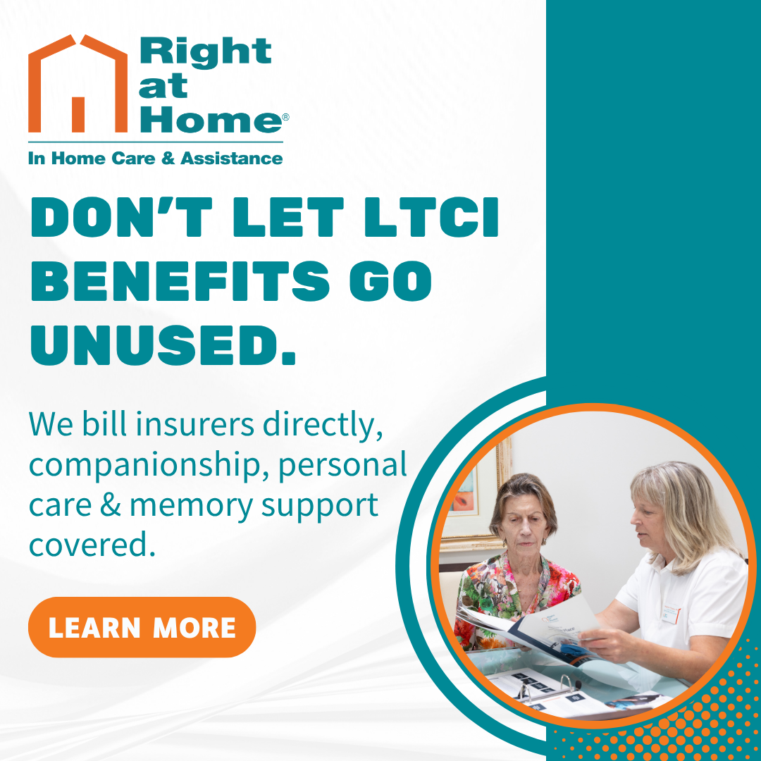 Right at Home Facebook ad: Maximize LTCI Benefits