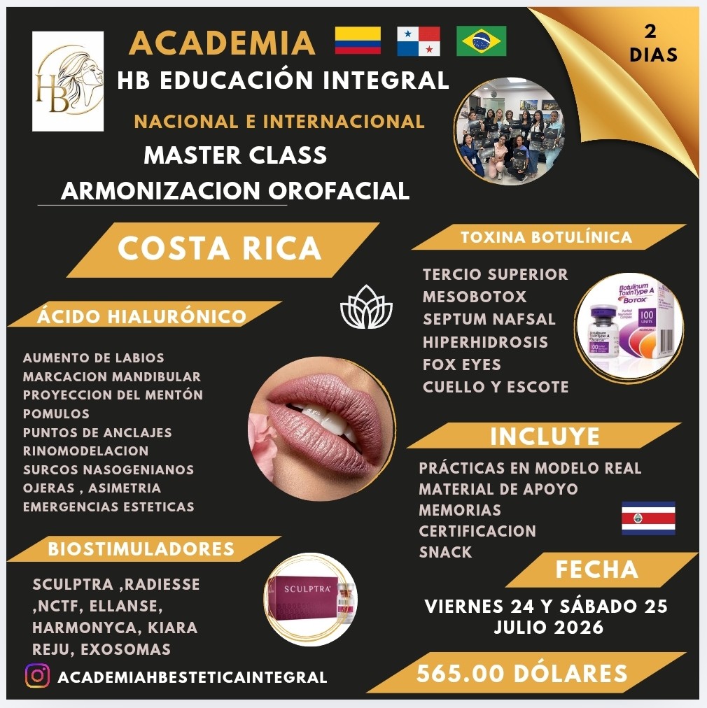 Harmony Face Facebook ad: Hola Costa Rica Venimos con esta Master Class…
