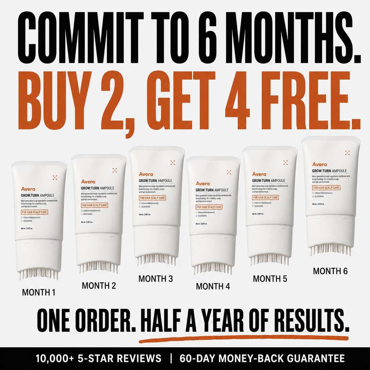 Avera Facebook ad: Korea's #1 Hair Growth Serum