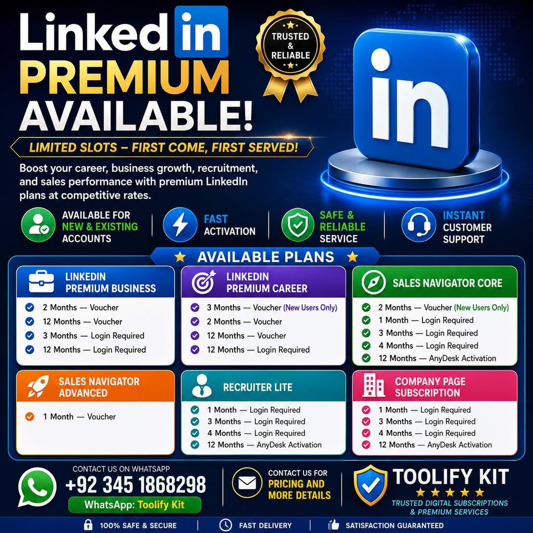 Toolify Kit official Facebook ad: � Premium Subscriptions & Digital Services