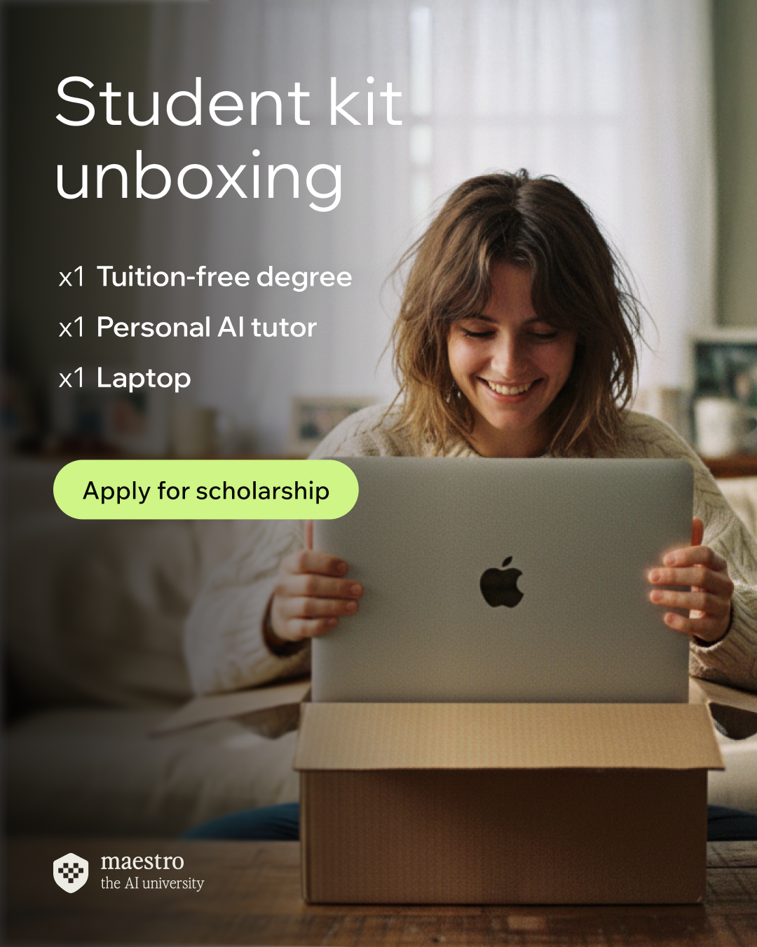 Maestro - The AI University Facebook ad from Jan 22, 2026