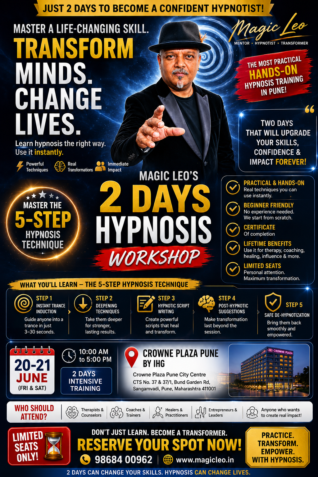 Hypnosis Anytime Anywhere Facebook ad from May 27, 2026