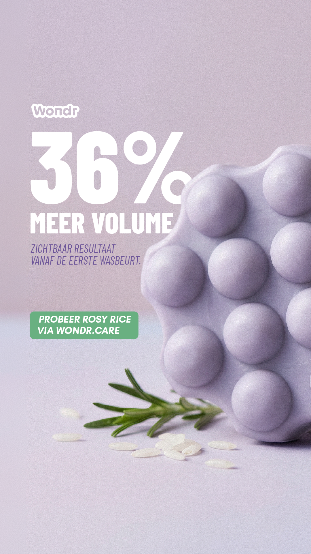 WONDR care Facebook ad