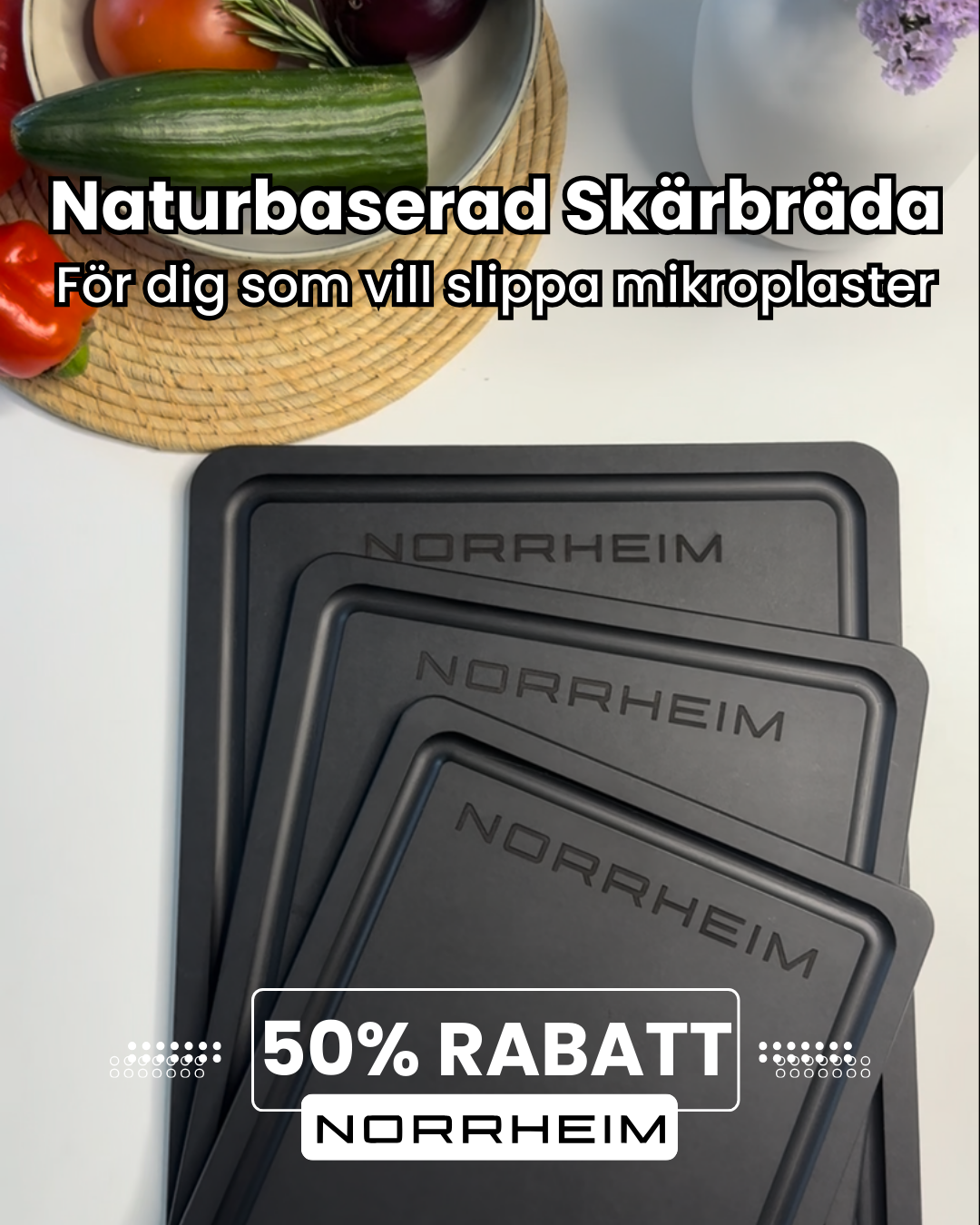 Norrheim Facebook ad: Skärbrädan för dig som vill slippa gifter