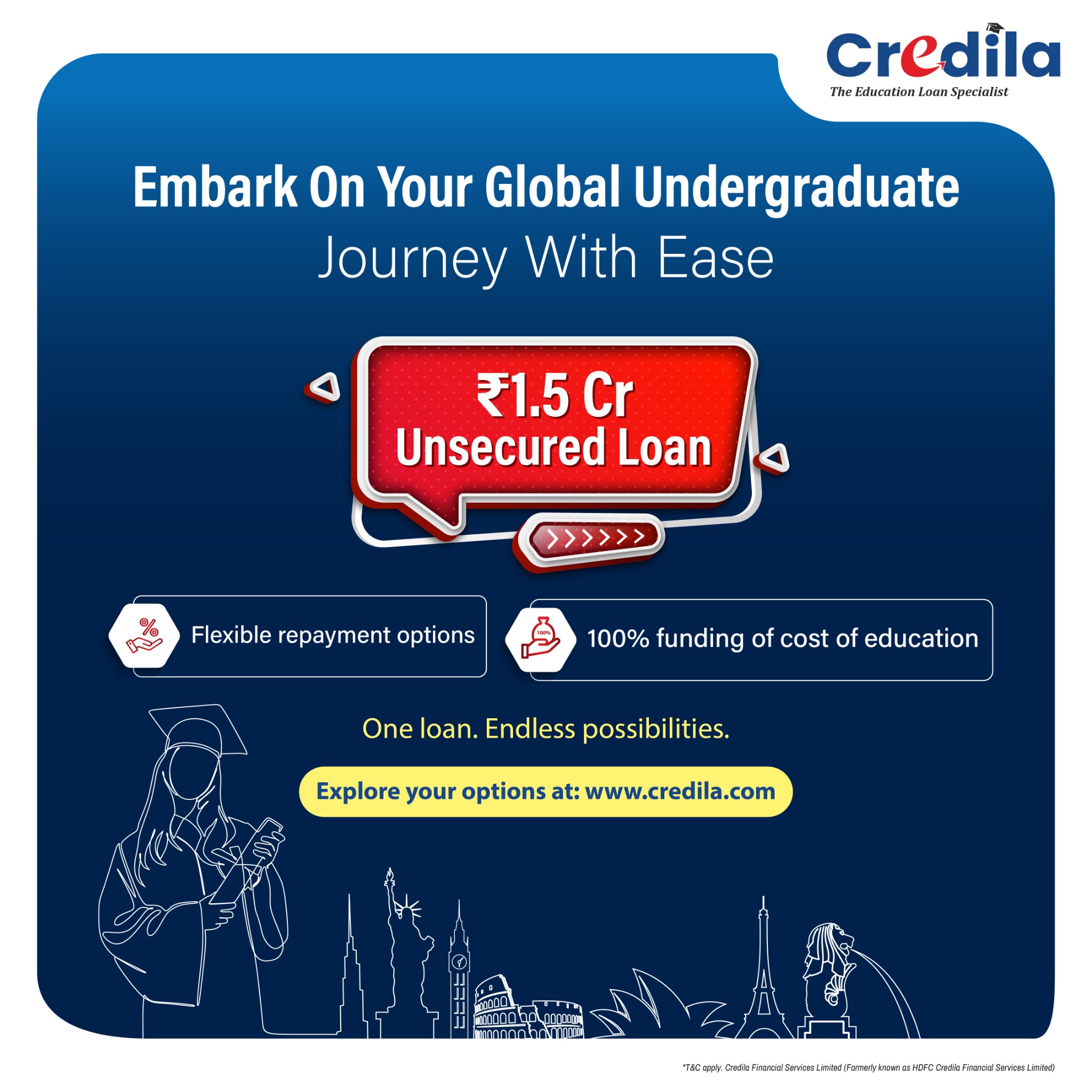 Credila Financial Services Limited Facebook ad