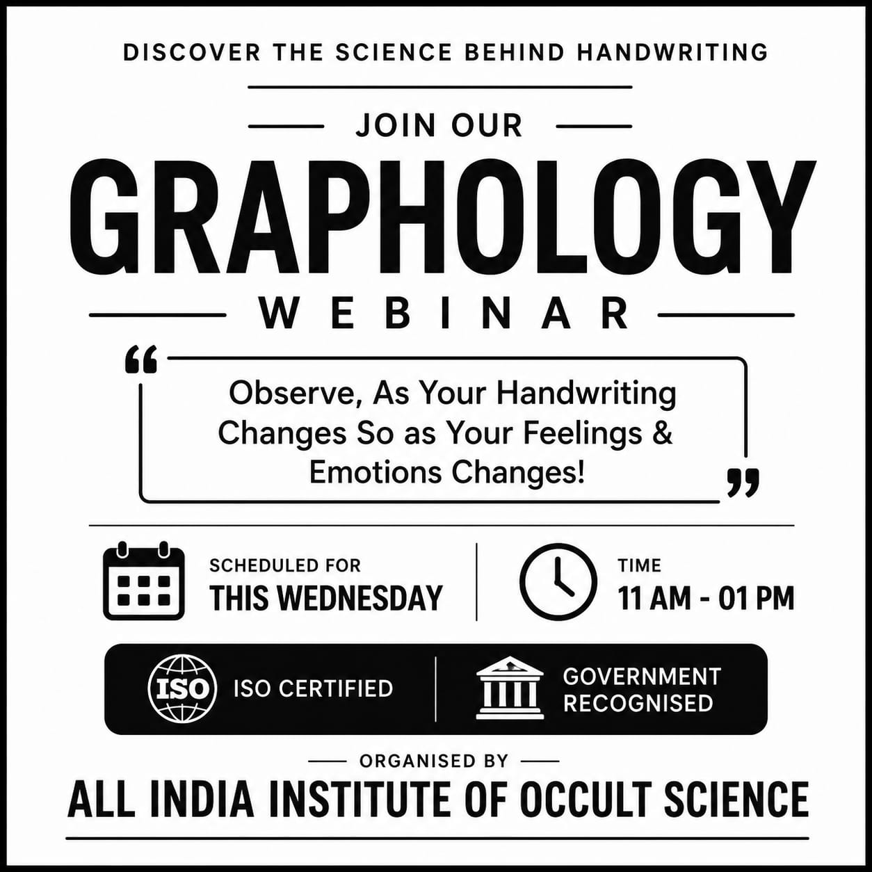 All India Institute of Occult Science Facebook ad: Register at just ₹99