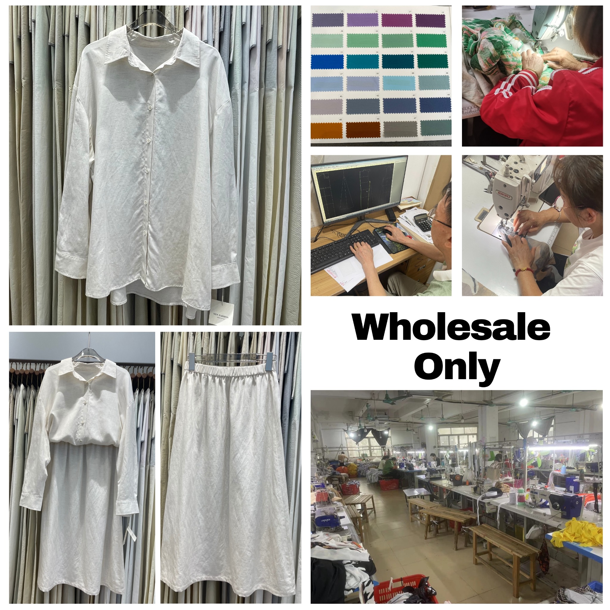 S&Q Fashion Facebook ad: Wholesale only! Professional factory one-on-one customized…