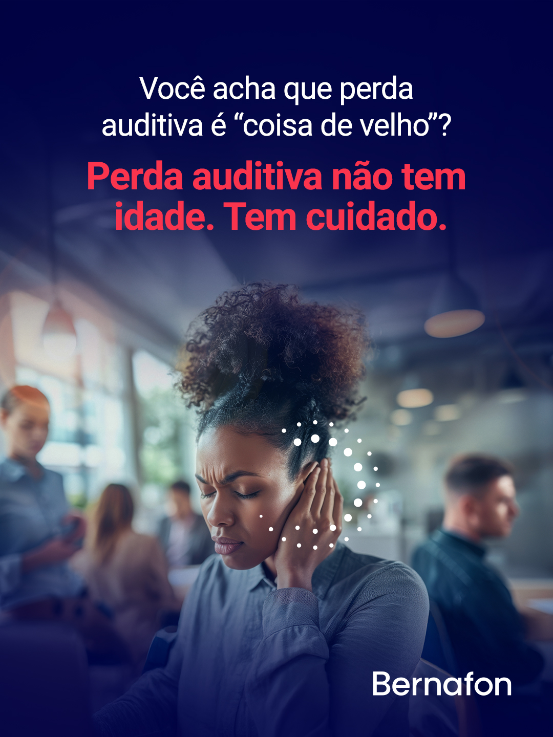 Bernafon BR Facebook ad: Teste sua audição online - Bernafon