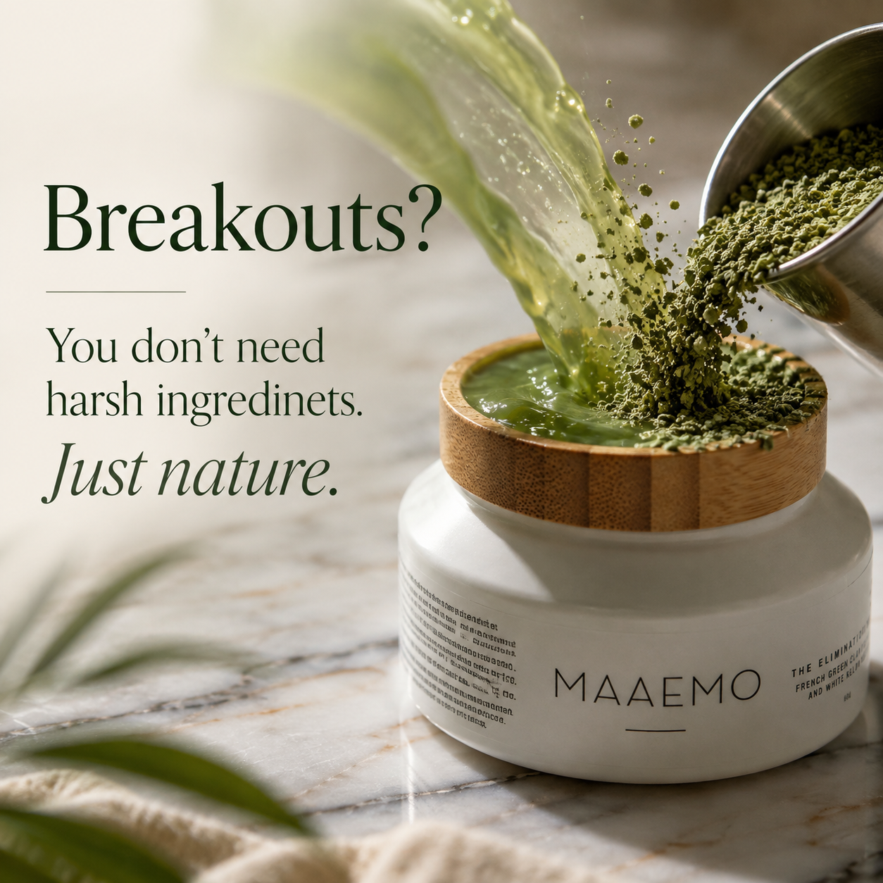 Maaemo Organic Skincare Facebook ad