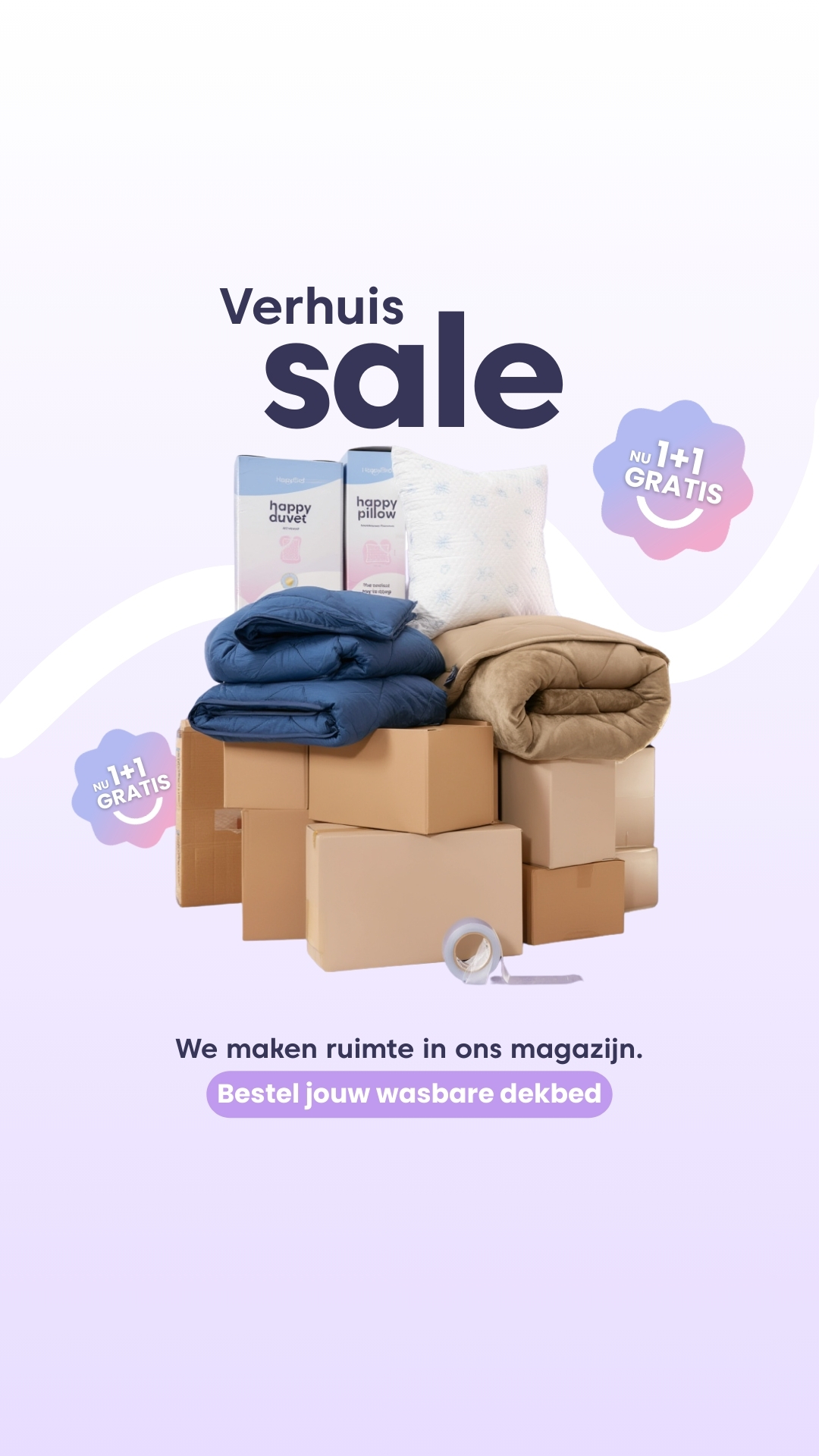 HappyBed Facebook ad